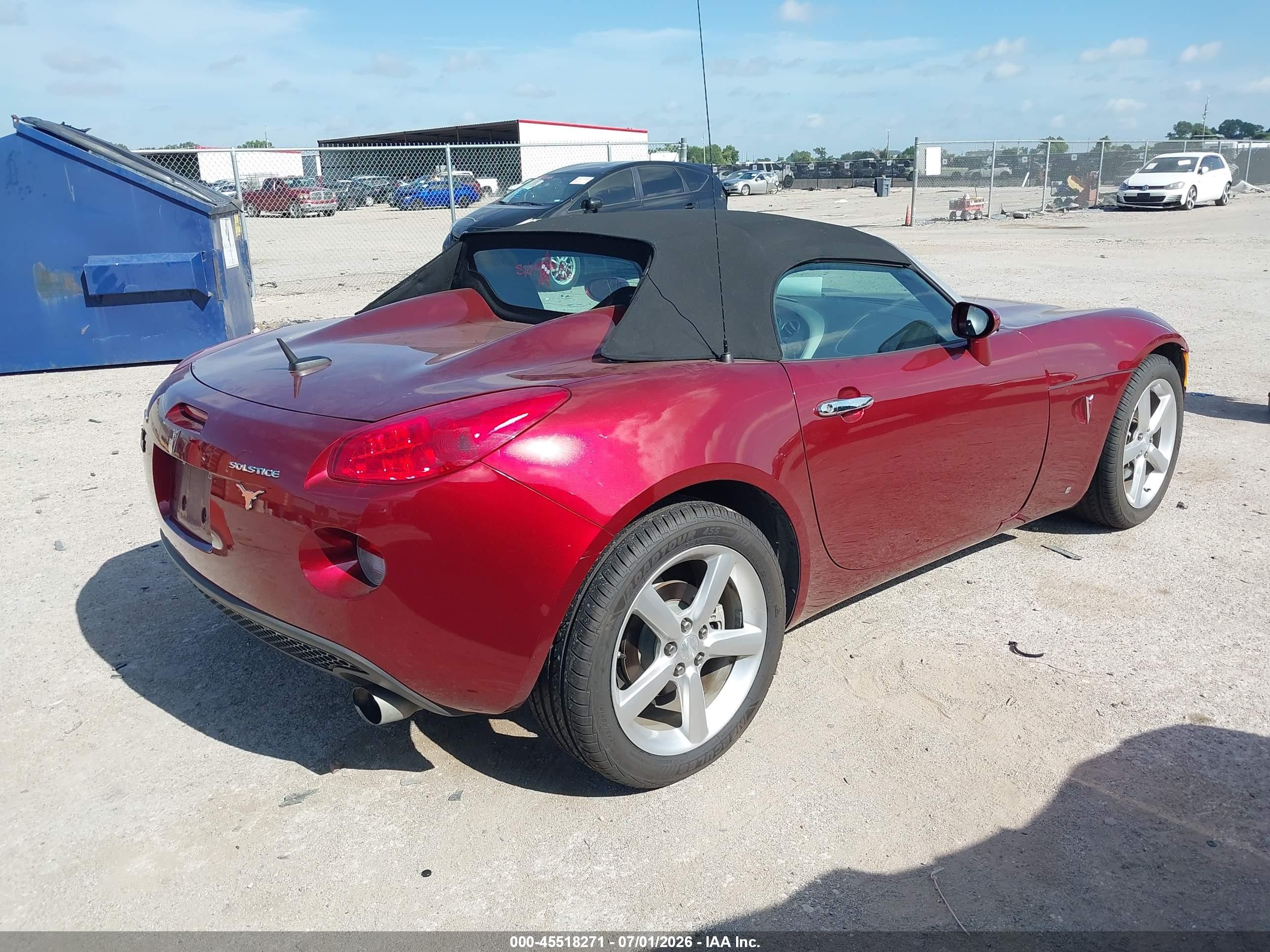 2009 Pontiac Solstice   Red vin: 1G2MB35B89Y107386
