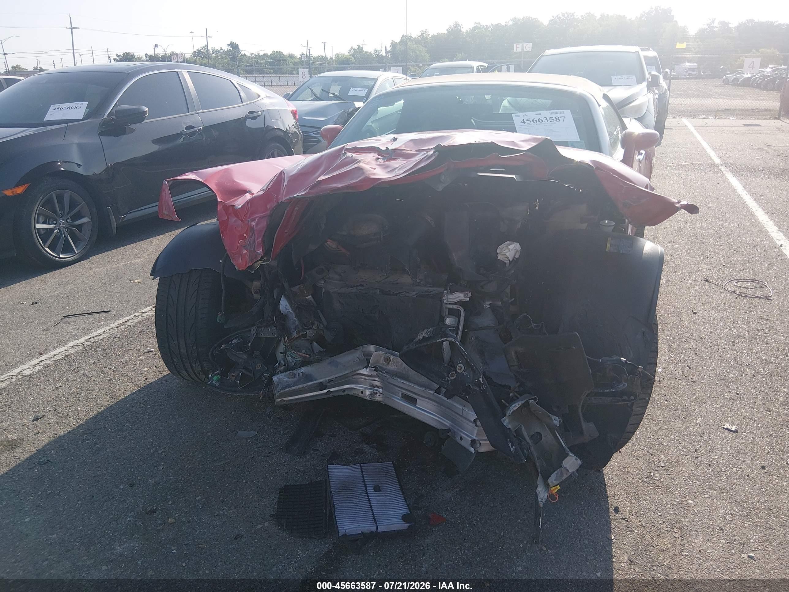 2007 Pontiac Solstice   Red vin: 1G2MB35B97Y114375