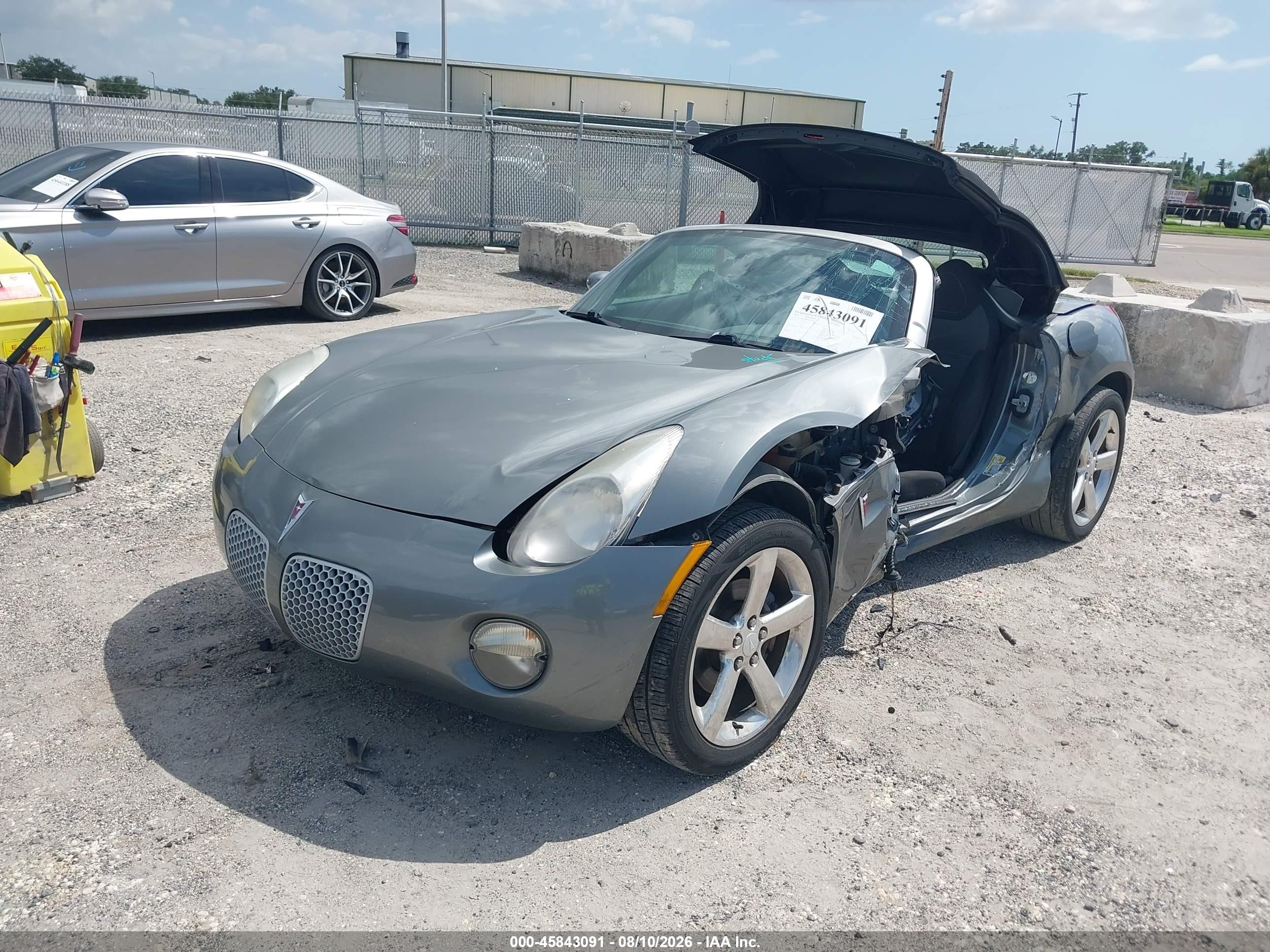 2007 Pontiac Solstice   Gray vin: 1G2MB35B97Y114599