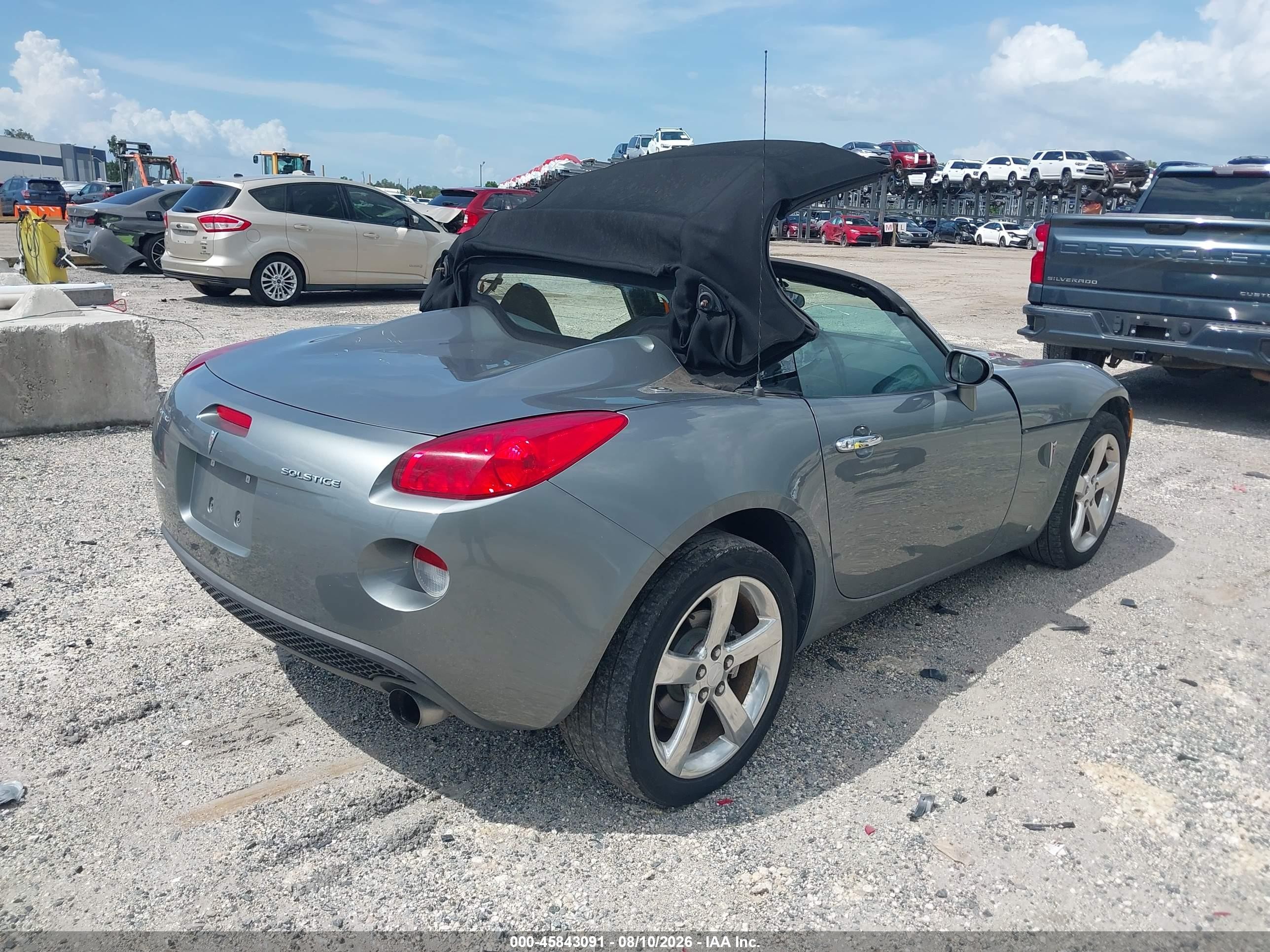 2007 Pontiac Solstice   Gray vin: 1G2MB35B97Y114599