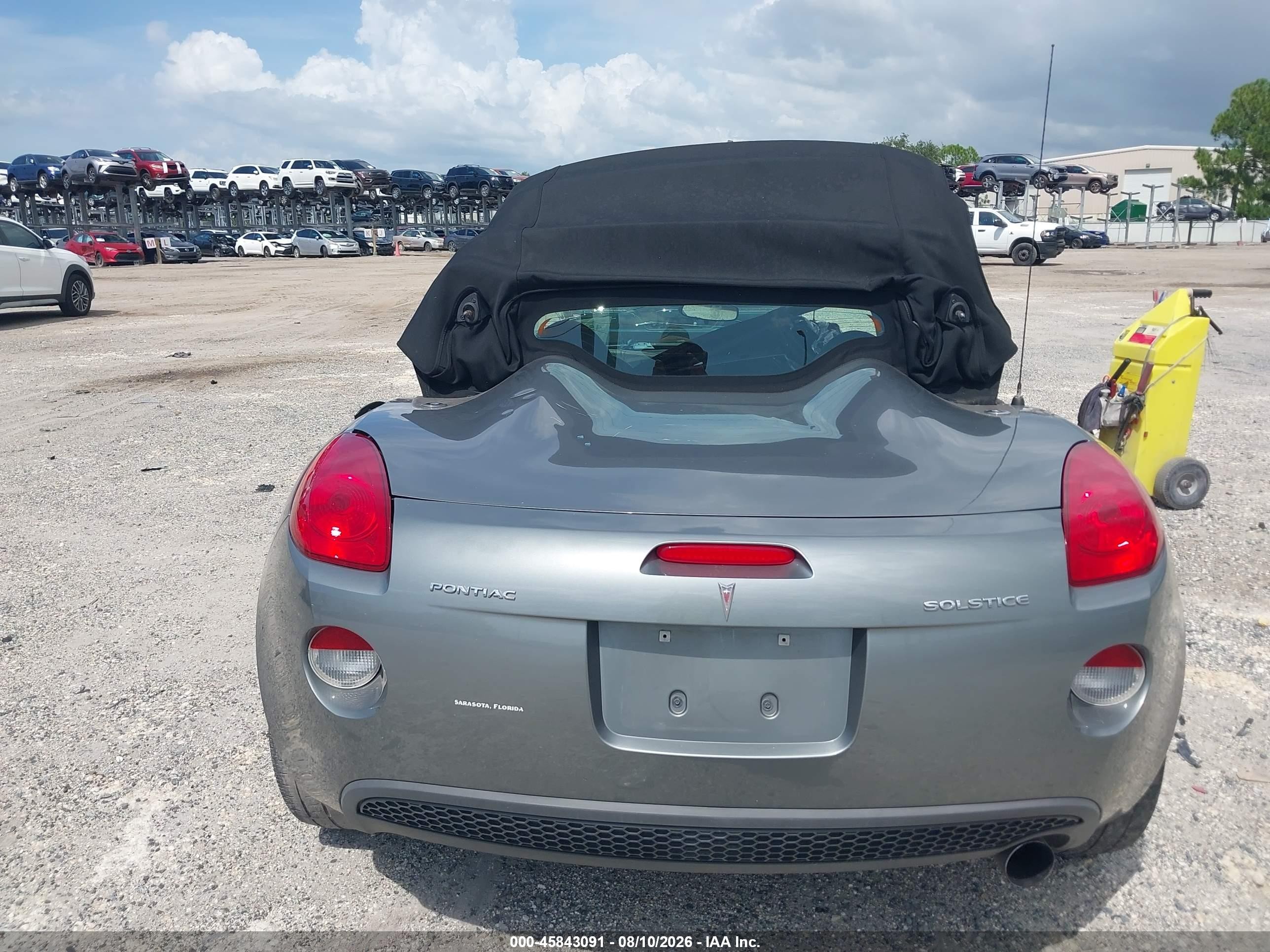 2007 Pontiac Solstice   Gray vin: 1G2MB35B97Y114599