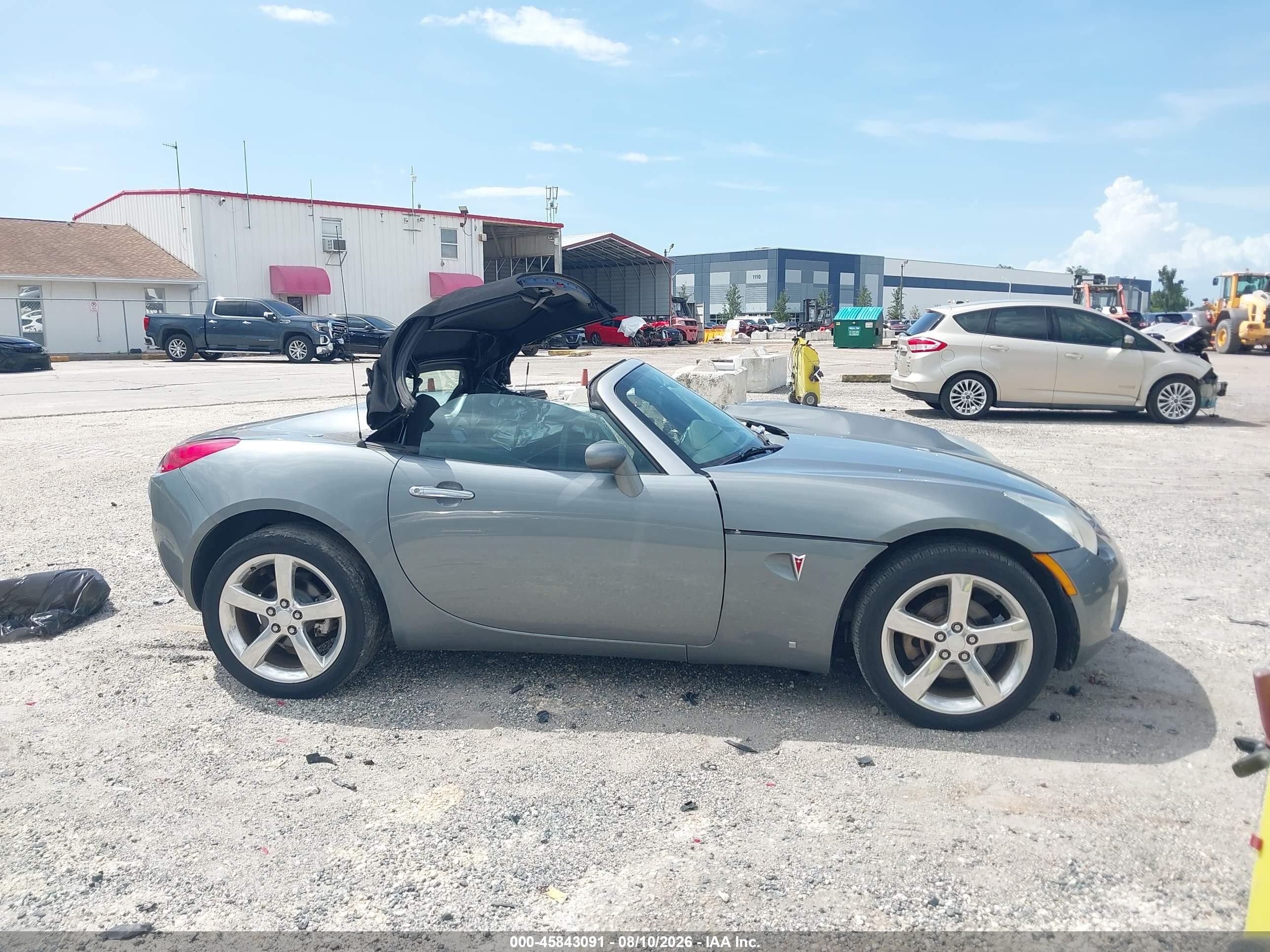 2007 Pontiac Solstice   Gray vin: 1G2MB35B97Y114599