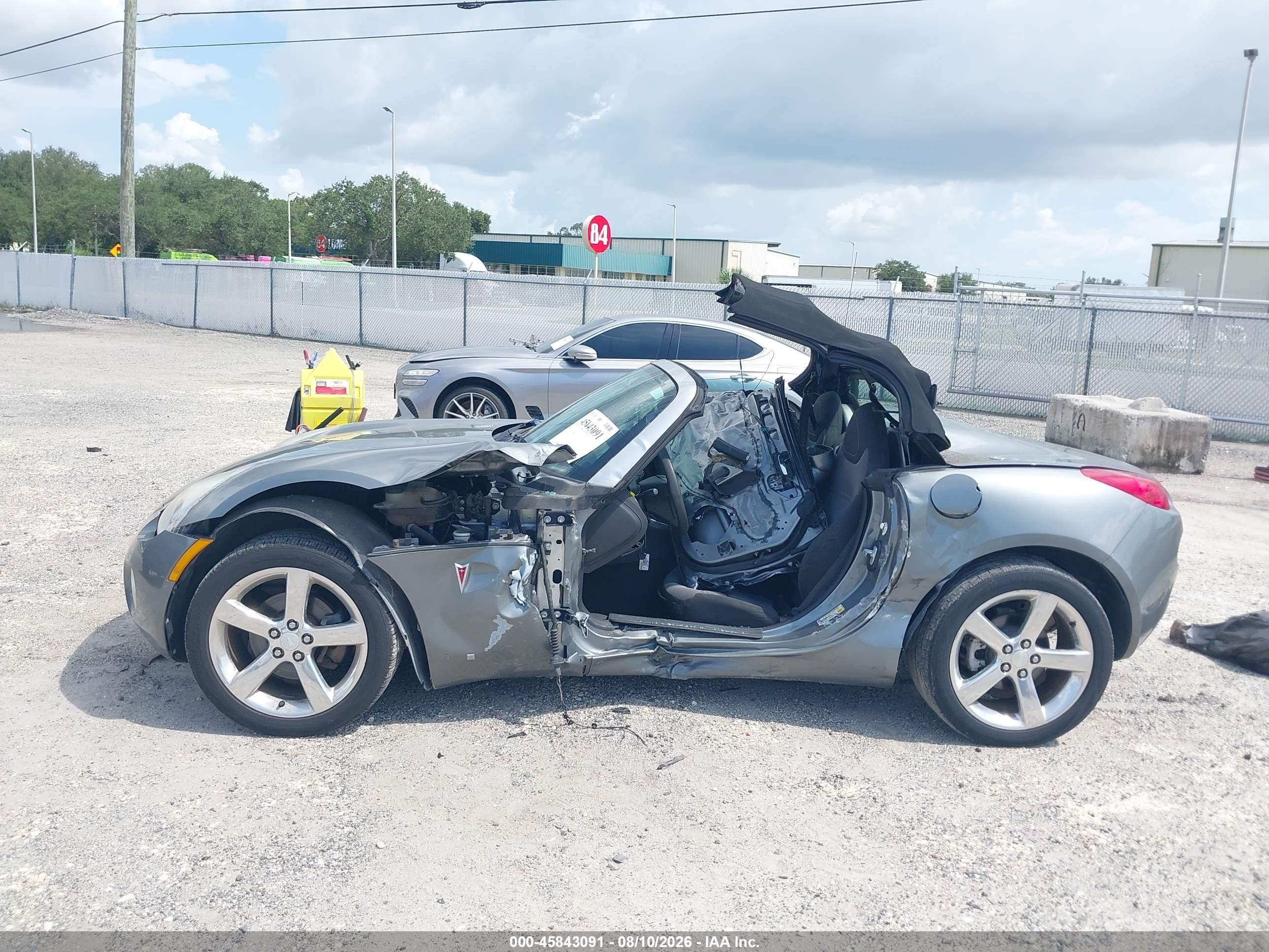 2007 Pontiac Solstice   Gray vin: 1G2MB35B97Y114599