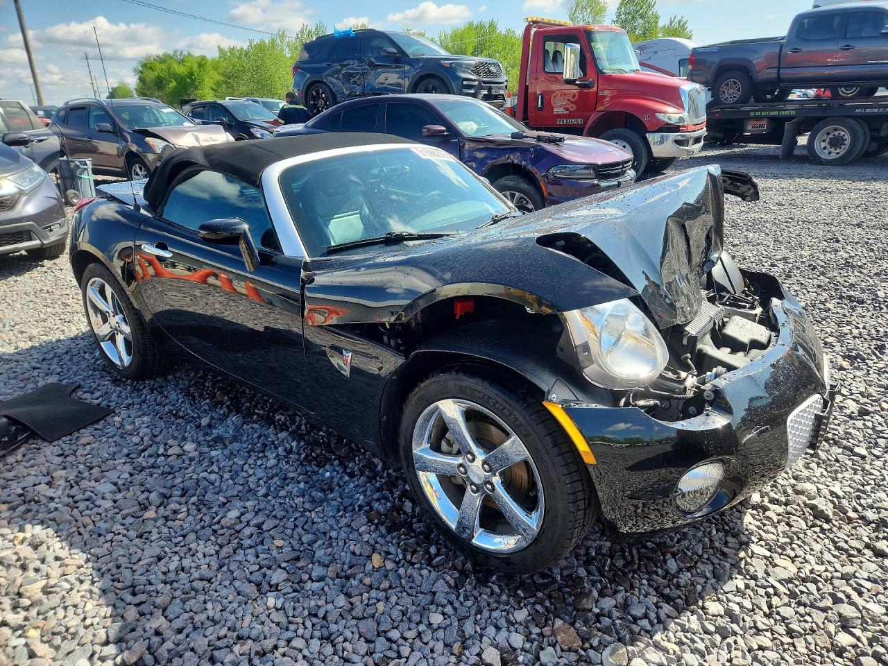 2007 Pontiac Solstice Black vin: 1G2MB35B97Y115378