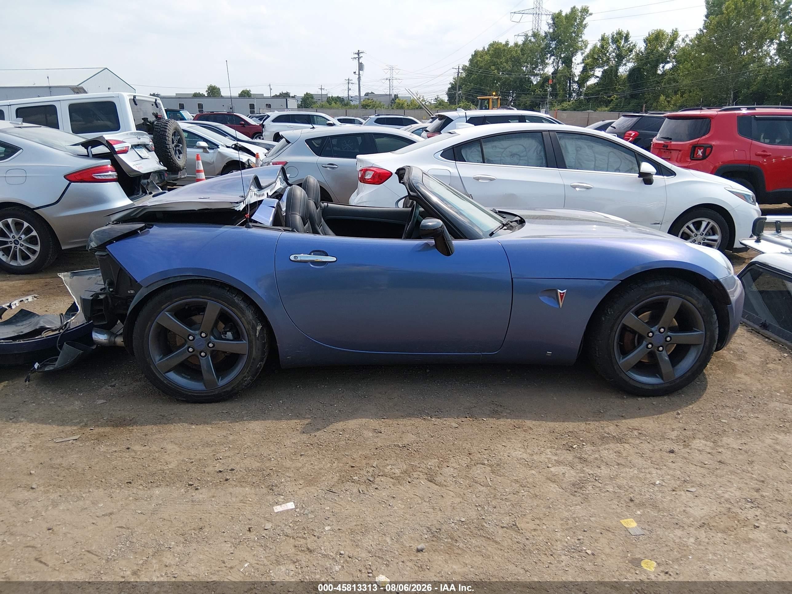 2007 Pontiac Solstice   Blue vin: 1G2MB35B97Y137378
