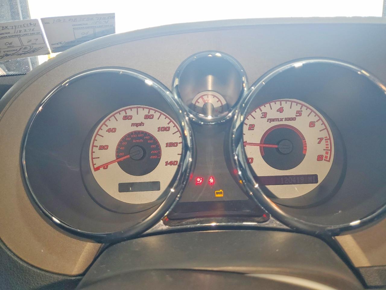 2007 Pontiac Solstice Silver vin: 1G2MB35BX7Y125224