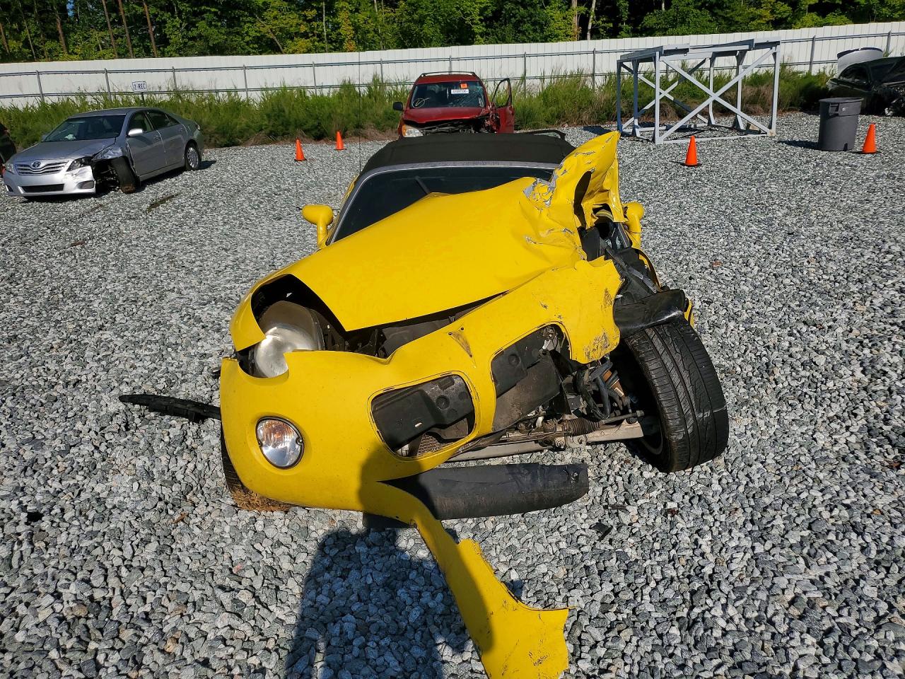 2008 Pontiac Solstice Convertible Yellow vin: 1G2MC35B08Y122296
