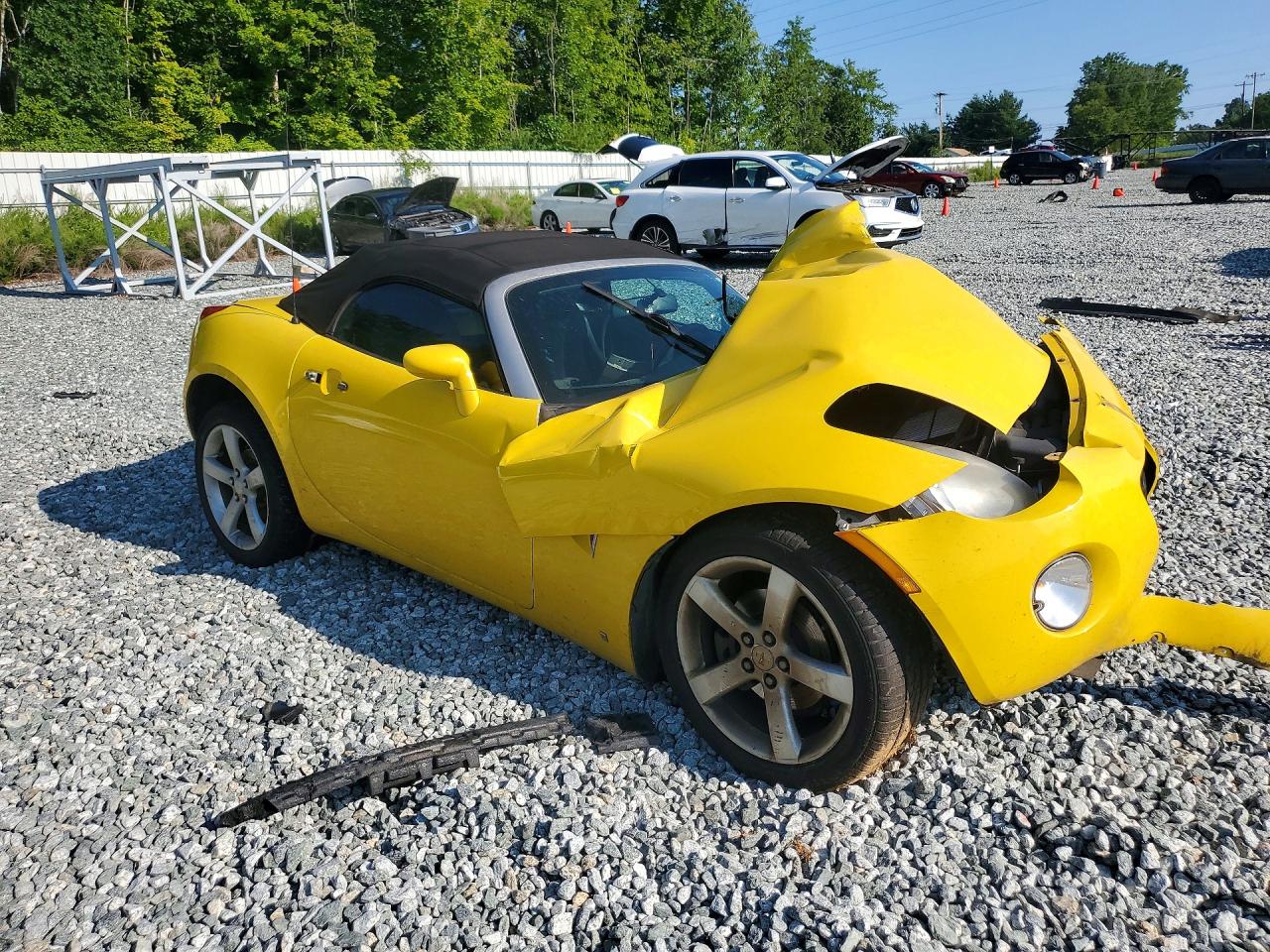 2008 Pontiac Solstice Convertible Yellow vin: 1G2MC35B08Y122296