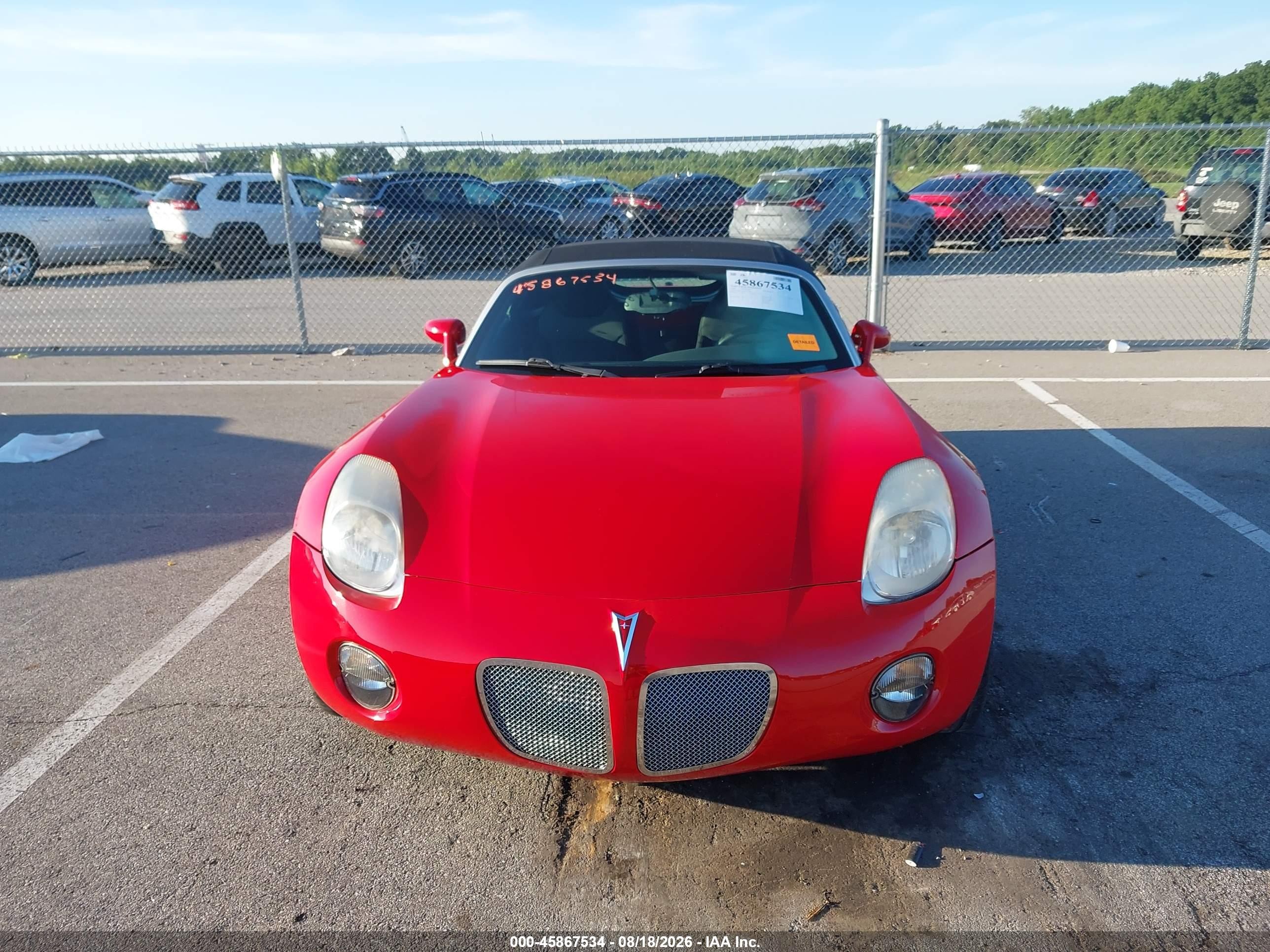 2008 Pontiac Solstice Красный vin: 1G2MC35B08Y131886