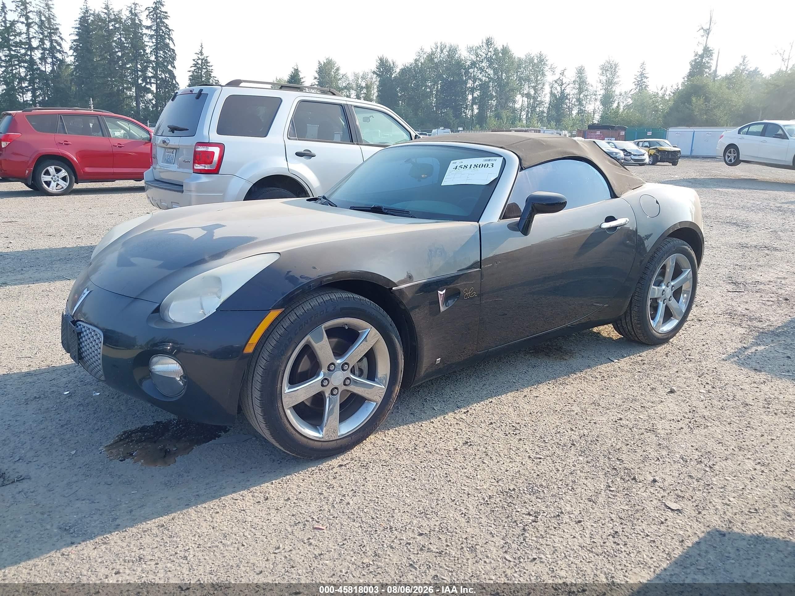 2008 Pontiac Solstice   Black vin: 1G2MC35B18Y117558