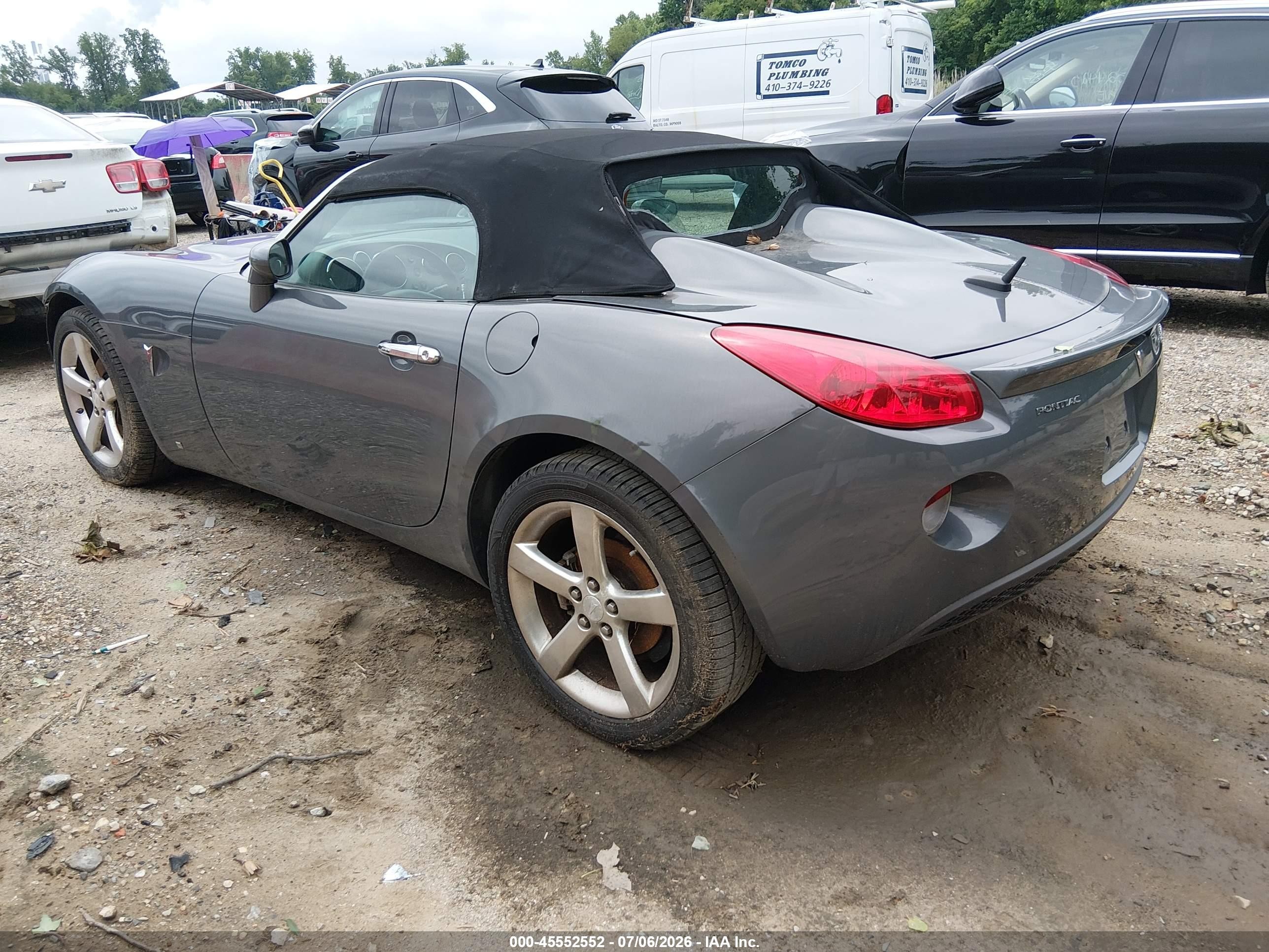 2008 Pontiac Solstice   Gray vin: 1G2MC35B98Y114553