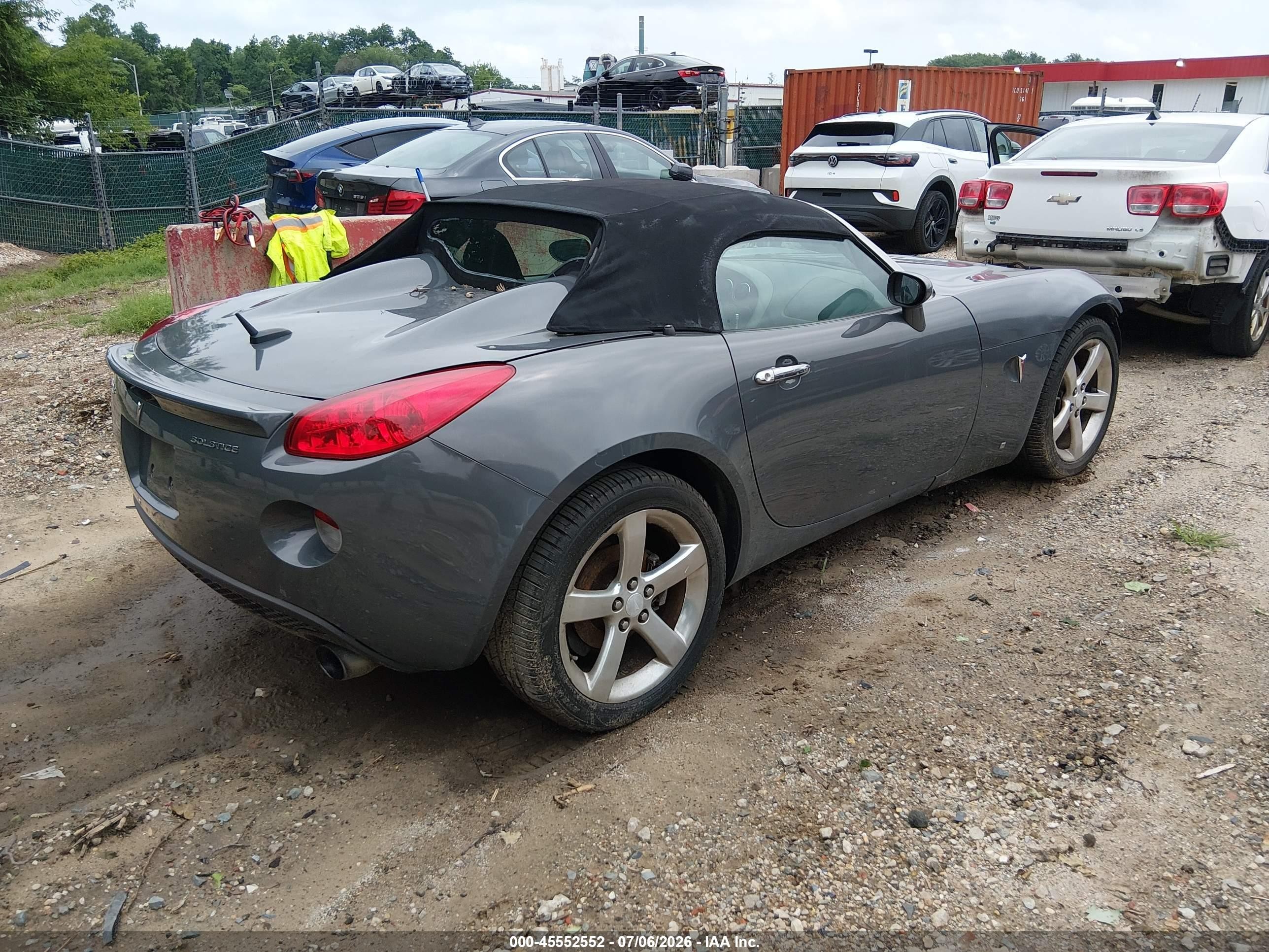2008 Pontiac Solstice   Gray vin: 1G2MC35B98Y114553