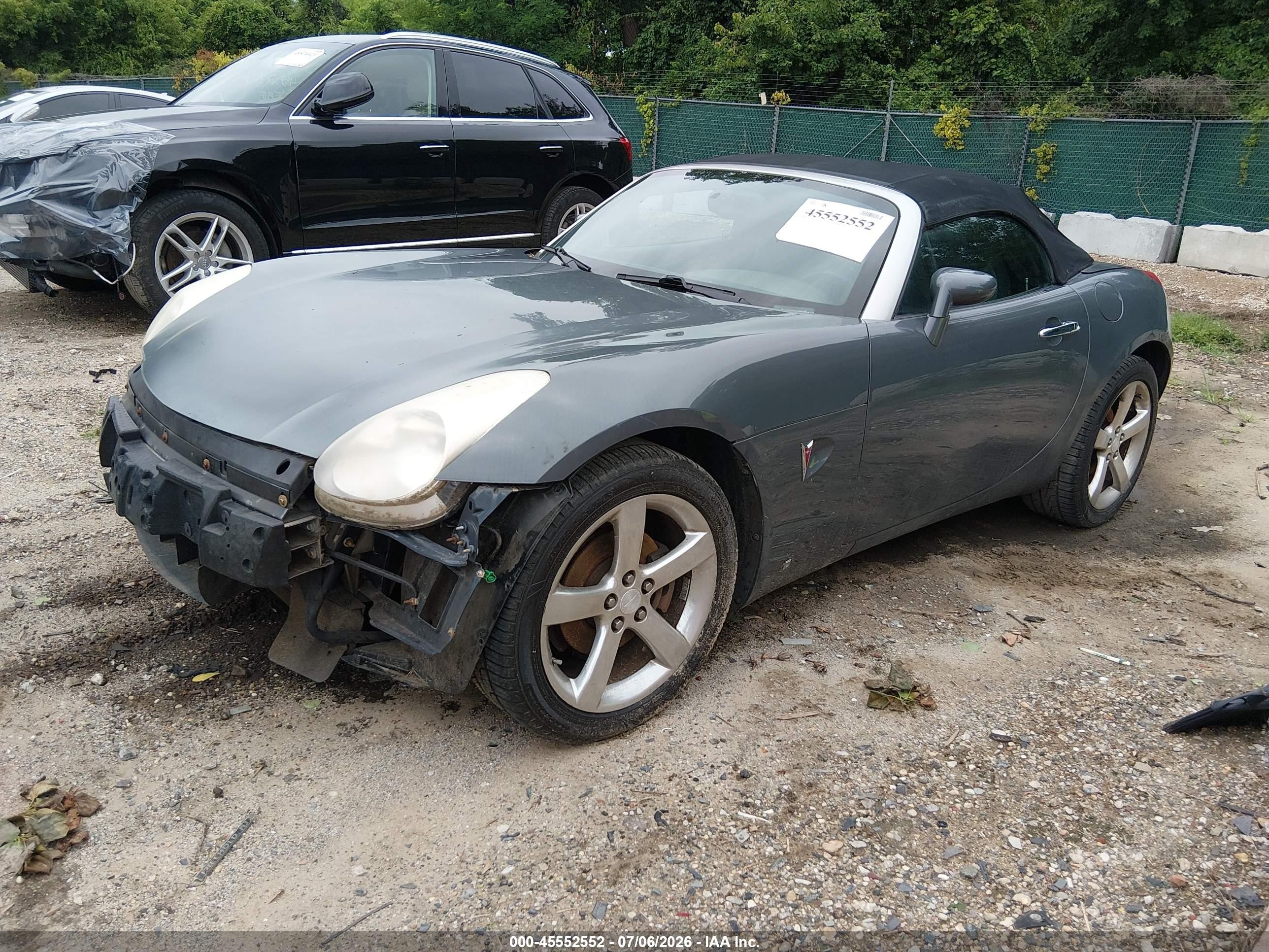 2008 Pontiac Solstice   Gray vin: 1G2MC35B98Y114553