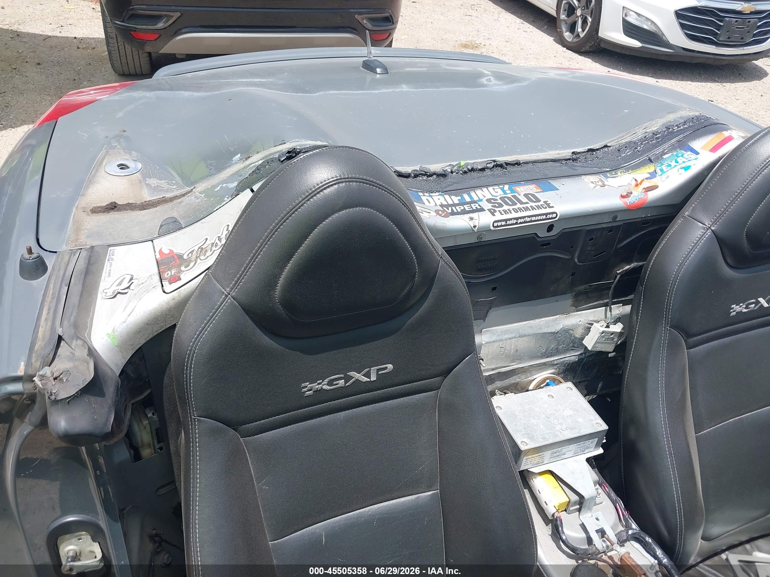 2008 Pontiac Solstice Gxp Gray vin: 1G2MF35X18Y113495