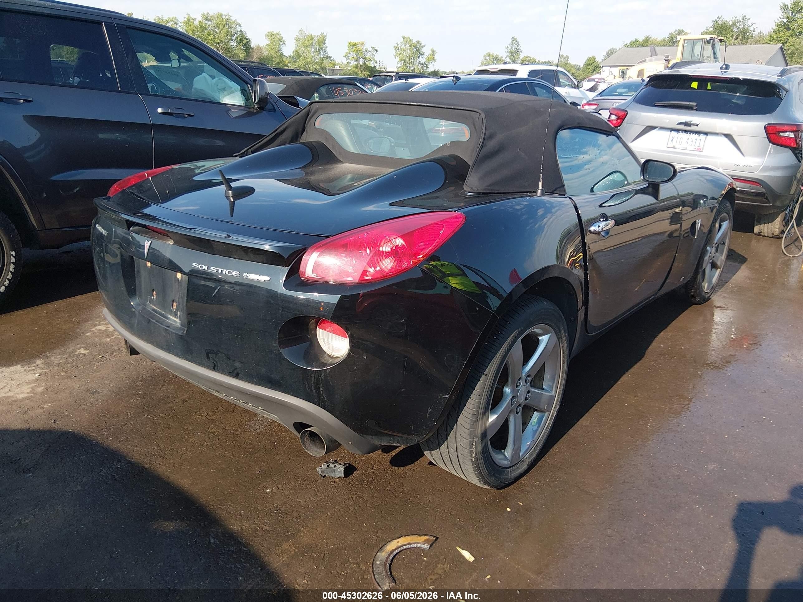 2008 Pontiac Solstice Gxp Черный vin: 1G2MF35X68Y116540