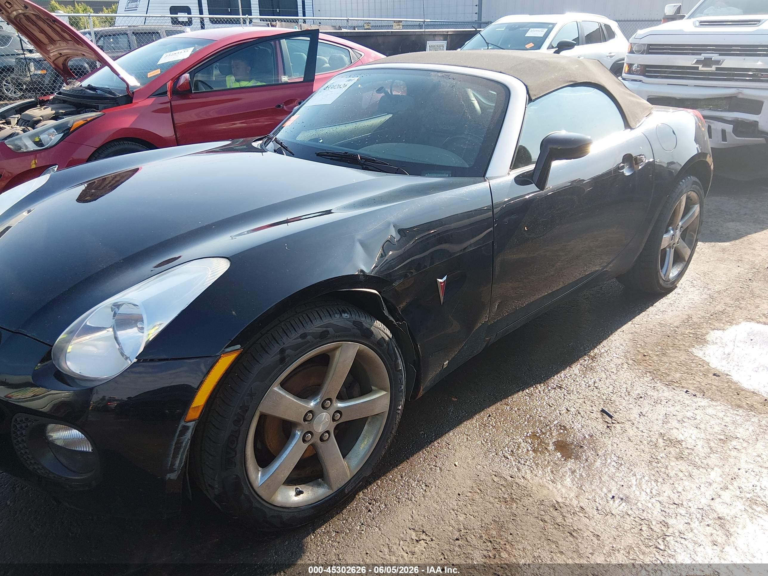 2008 Pontiac Solstice Gxp Черный vin: 1G2MF35X68Y116540