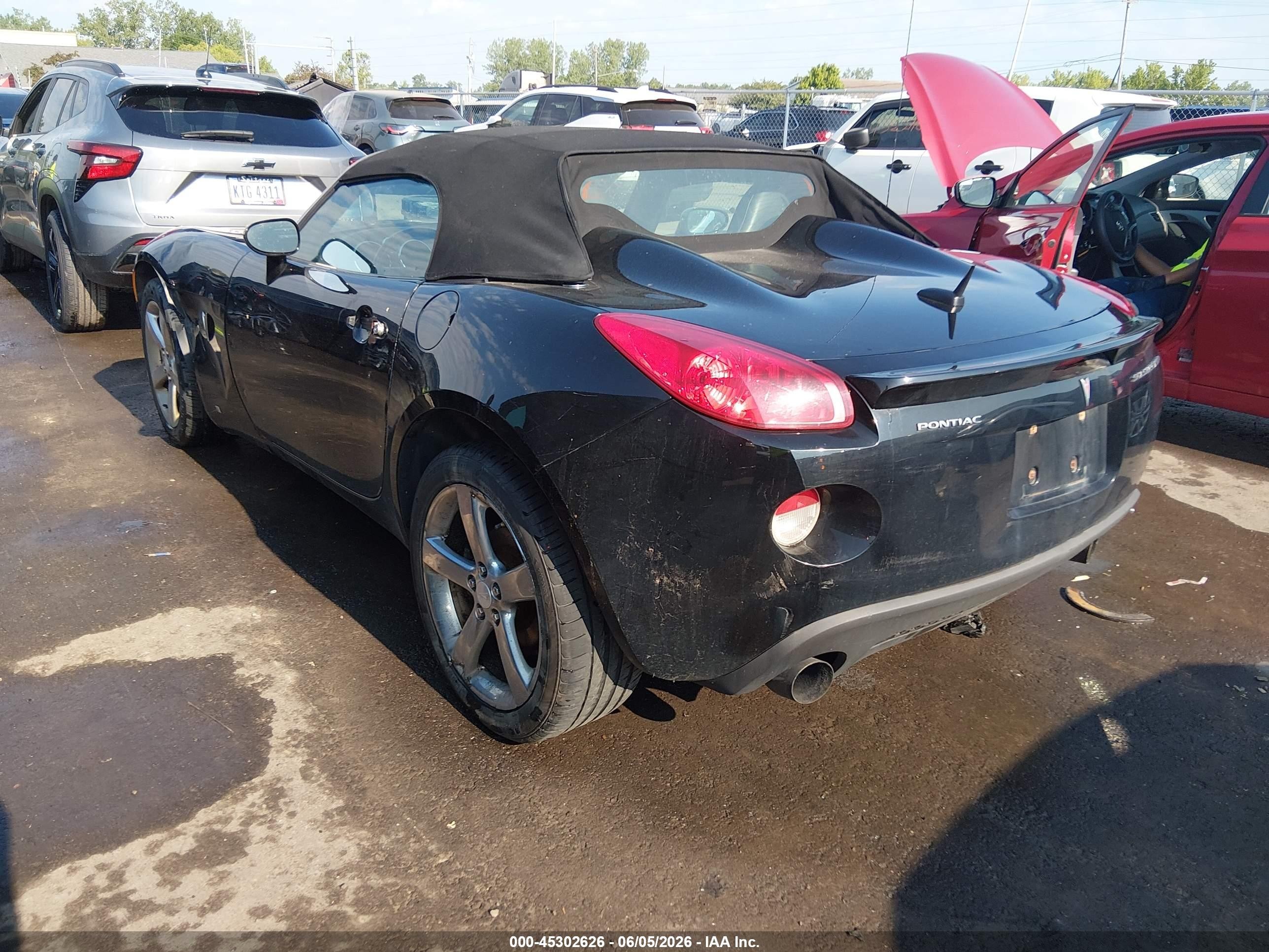 2008 Pontiac Solstice Gxp Черный vin: 1G2MF35X68Y116540