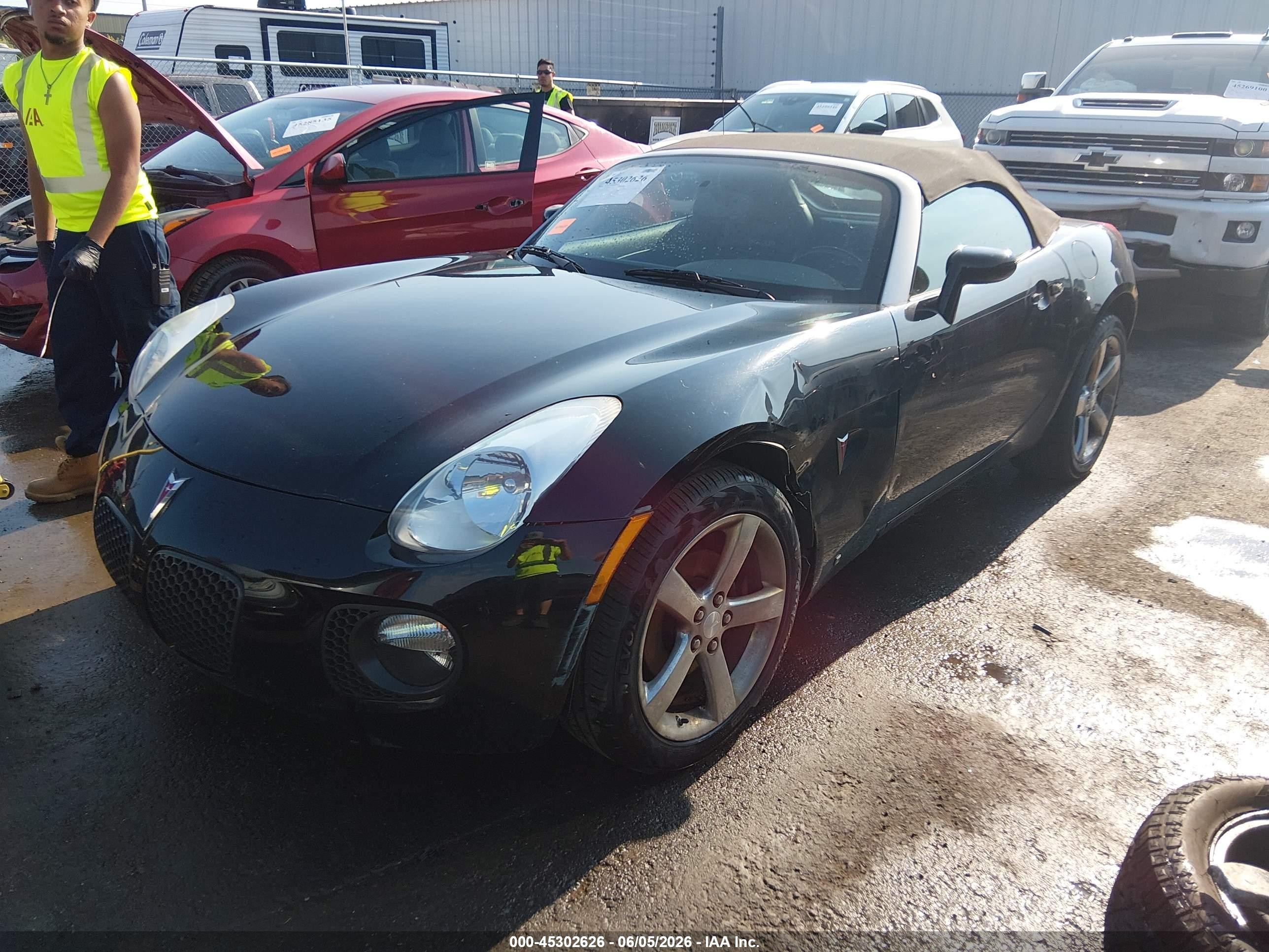 2008 Pontiac Solstice Gxp Черный vin: 1G2MF35X68Y116540