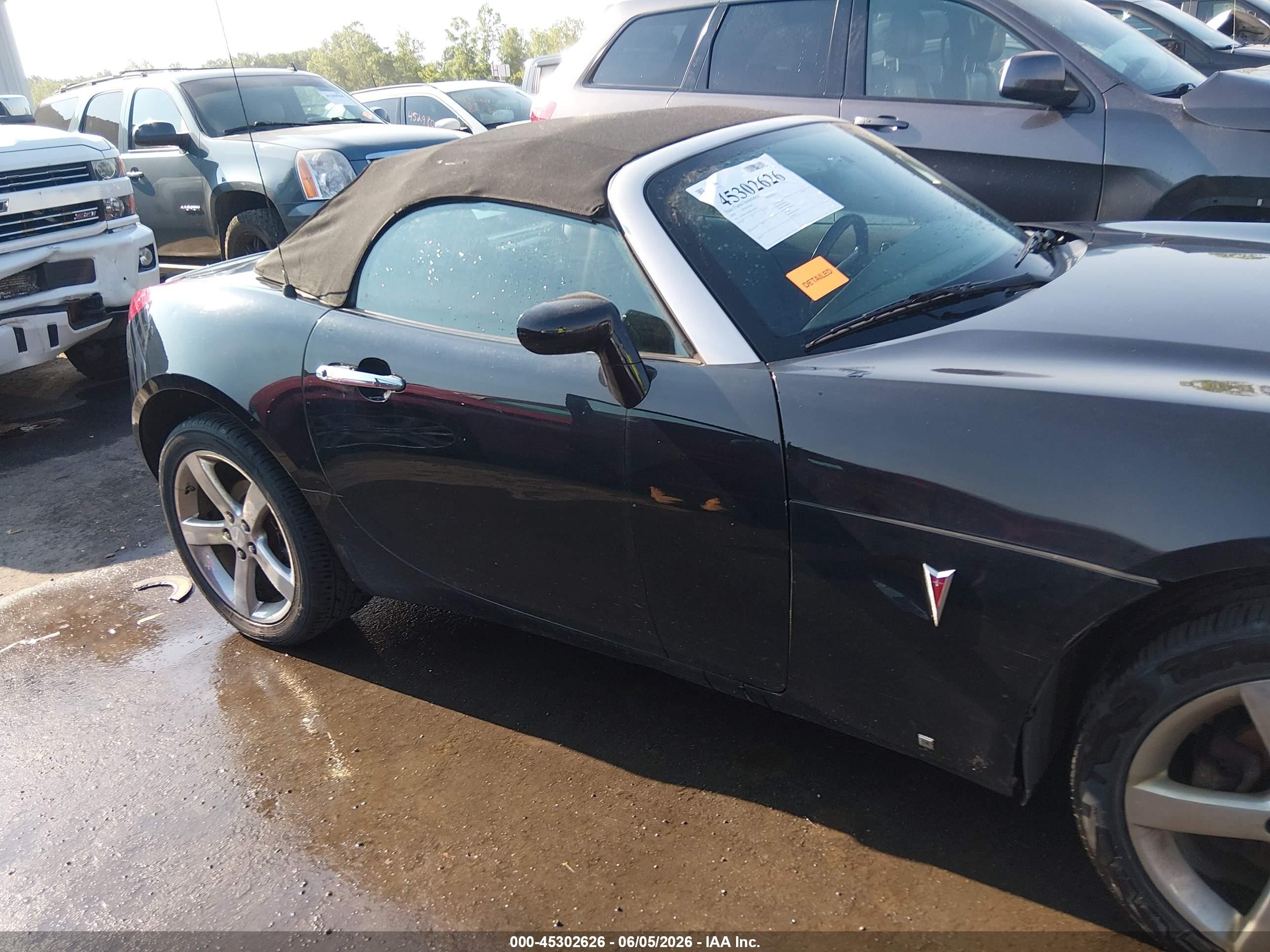 2008 Pontiac Solstice Gxp Черный vin: 1G2MF35X68Y116540