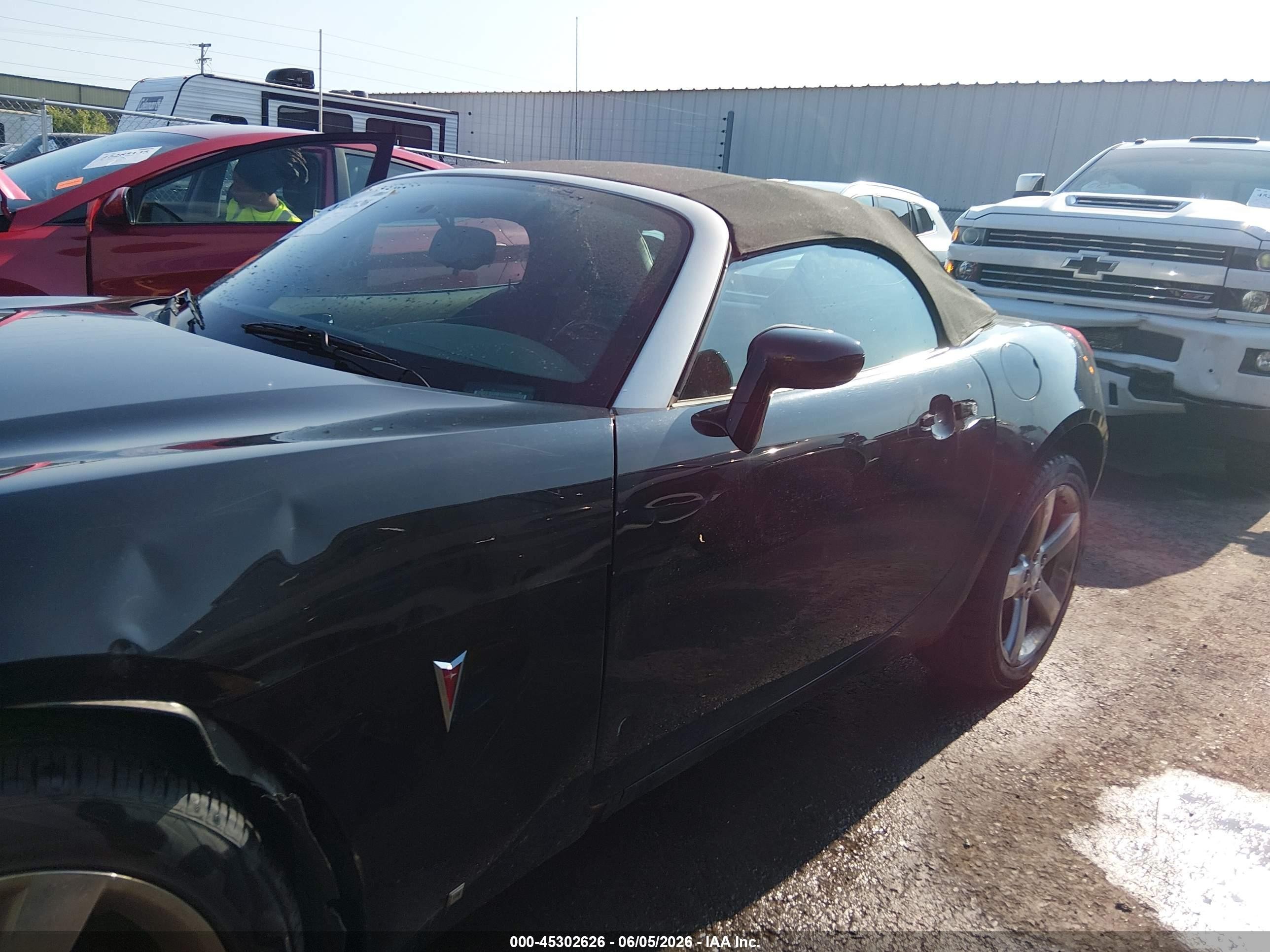 2008 Pontiac Solstice Gxp Черный vin: 1G2MF35X68Y116540