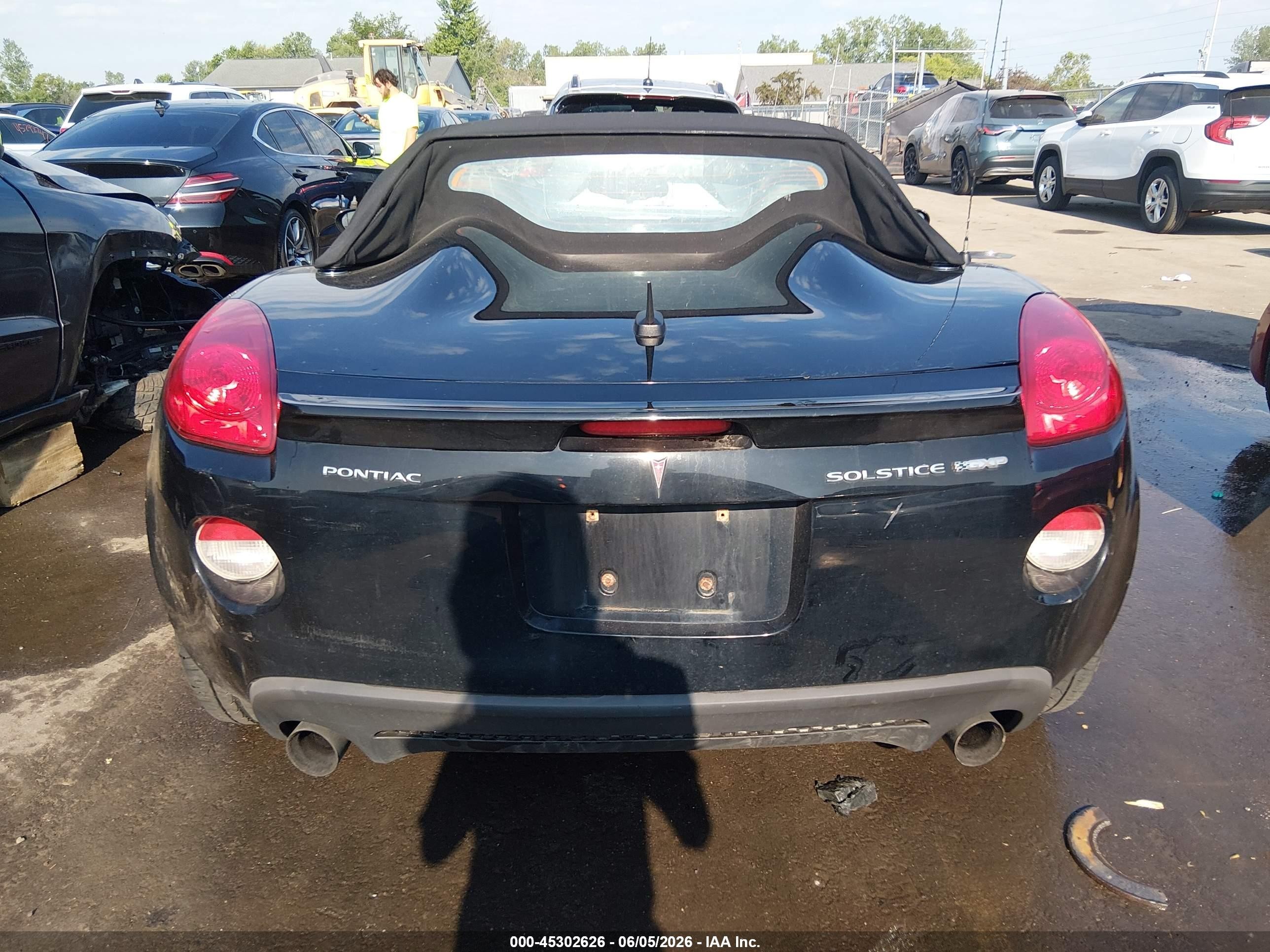 2008 Pontiac Solstice Gxp Черный vin: 1G2MF35X68Y116540
