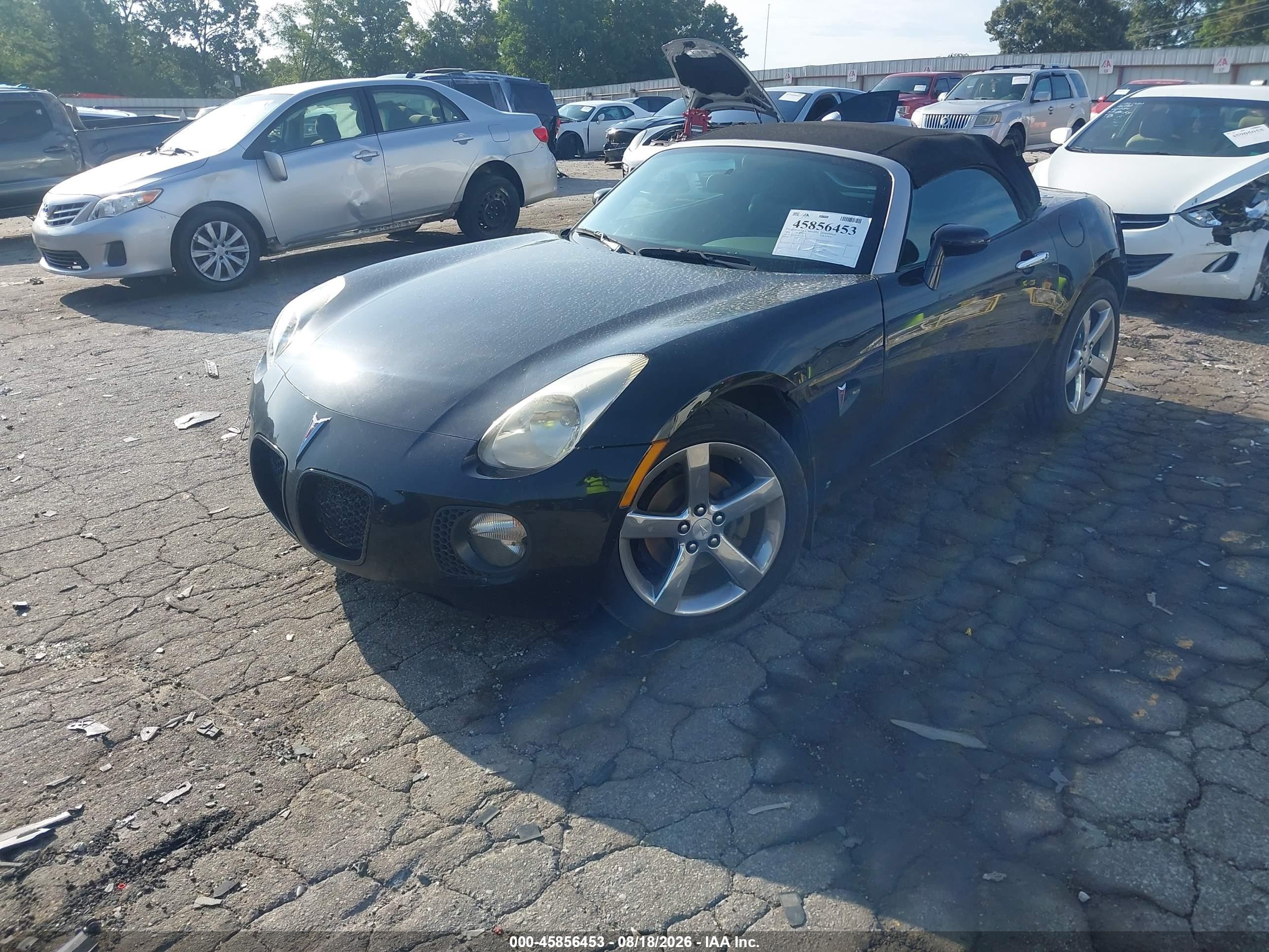 2008 Pontiac Solstice Gxp Black vin: 1G2MG35X28Y110294