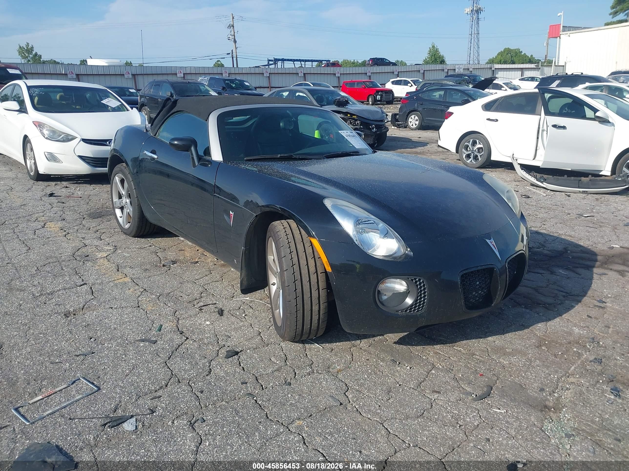 2008 Pontiac Solstice Gxp Черный vin: 1G2MG35X28Y110294