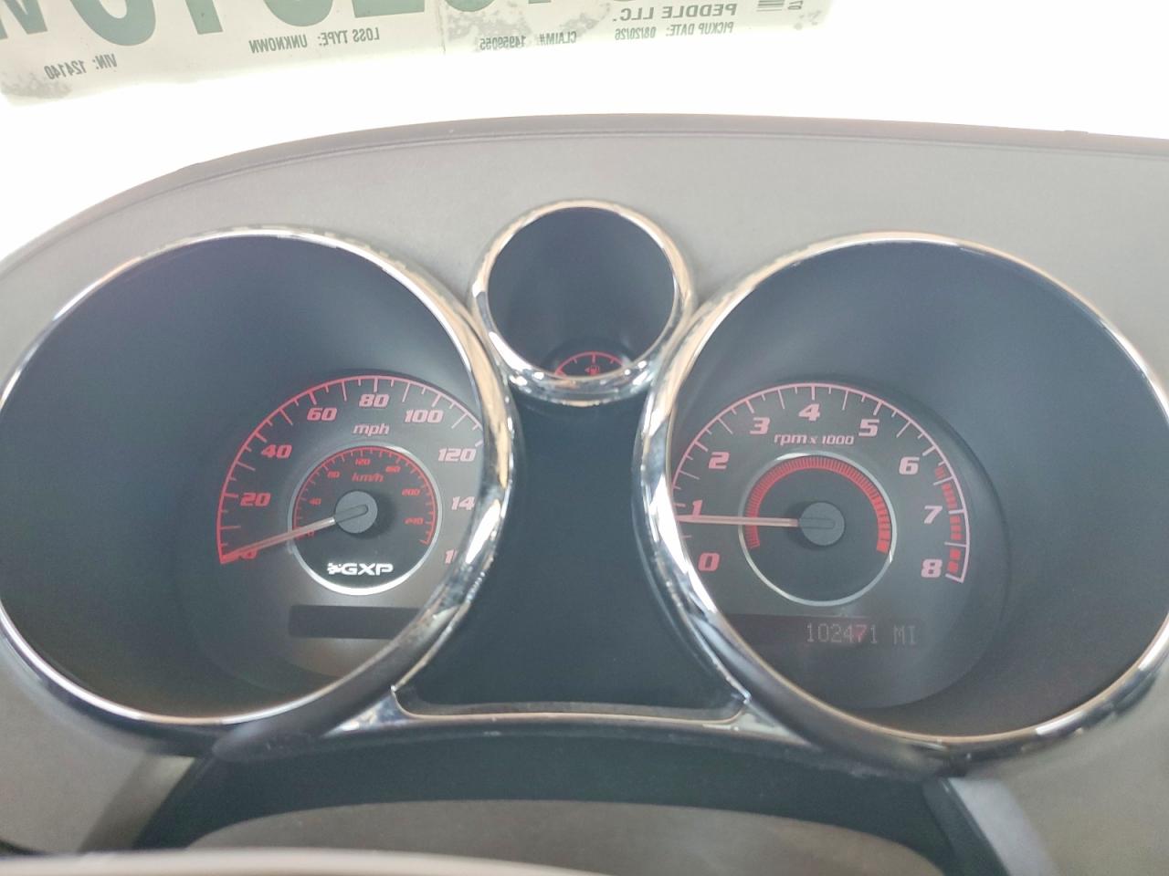 2007 Pontiac Solstice Gxp White vin: 1G2MG35X37Y124140
