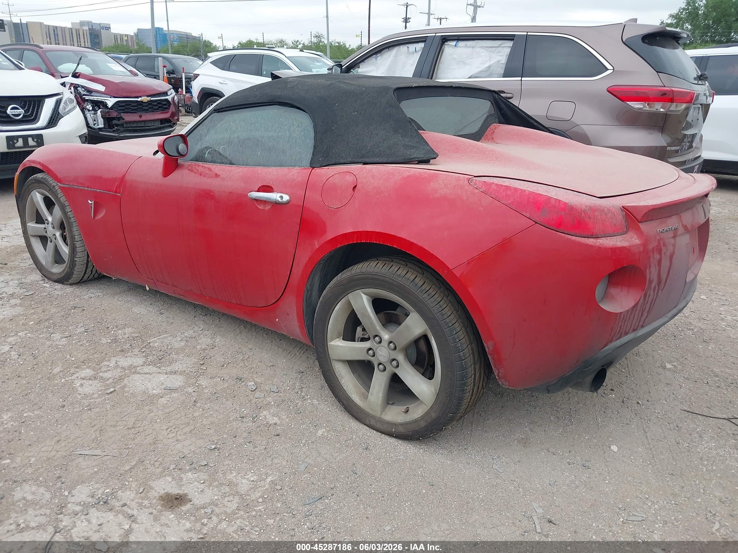 2007 Pontiac Solstice Gxp Red vin: 1G2MG35X47Y135843