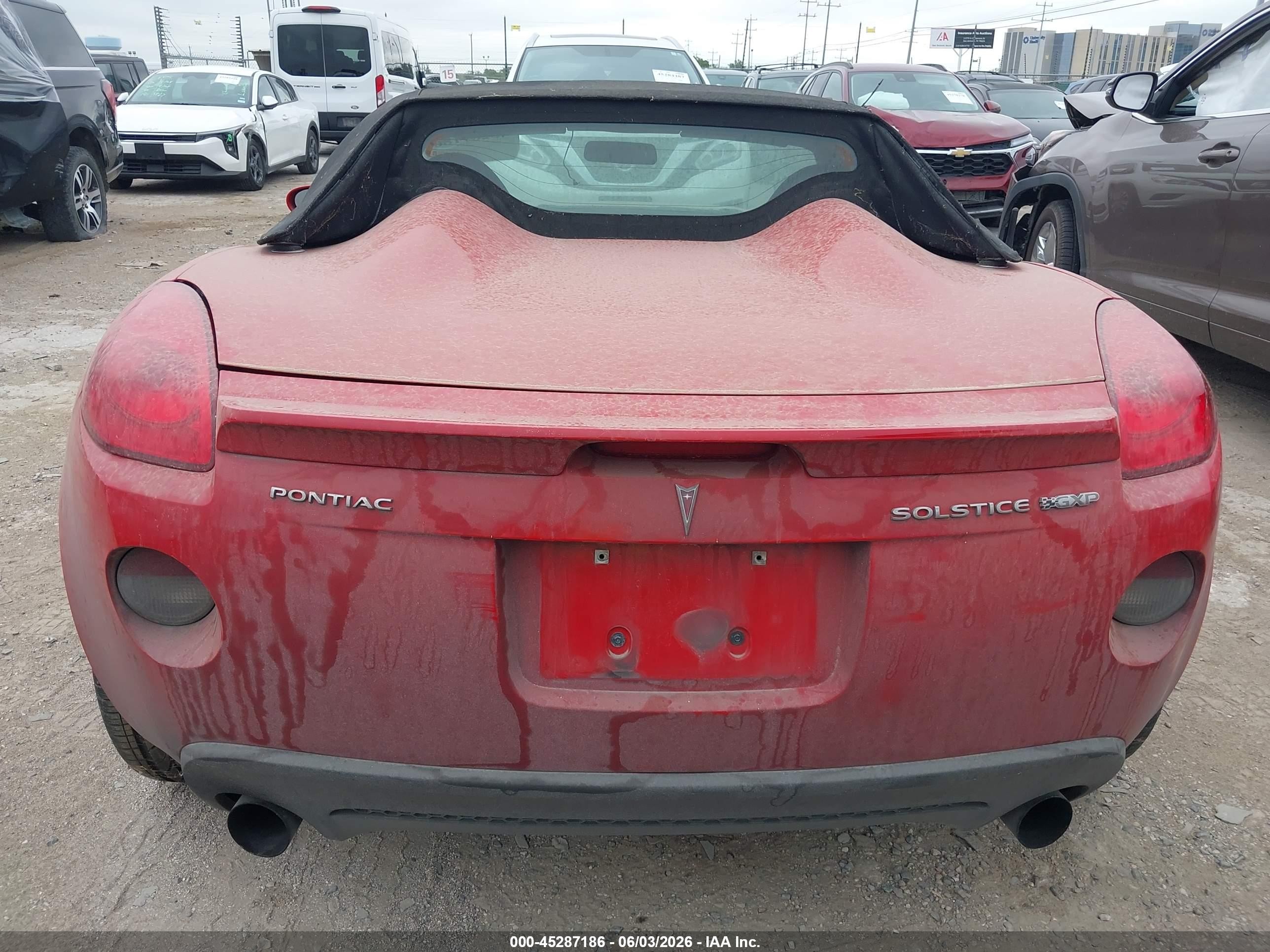 2007 Pontiac Solstice Gxp Red vin: 1G2MG35X47Y135843