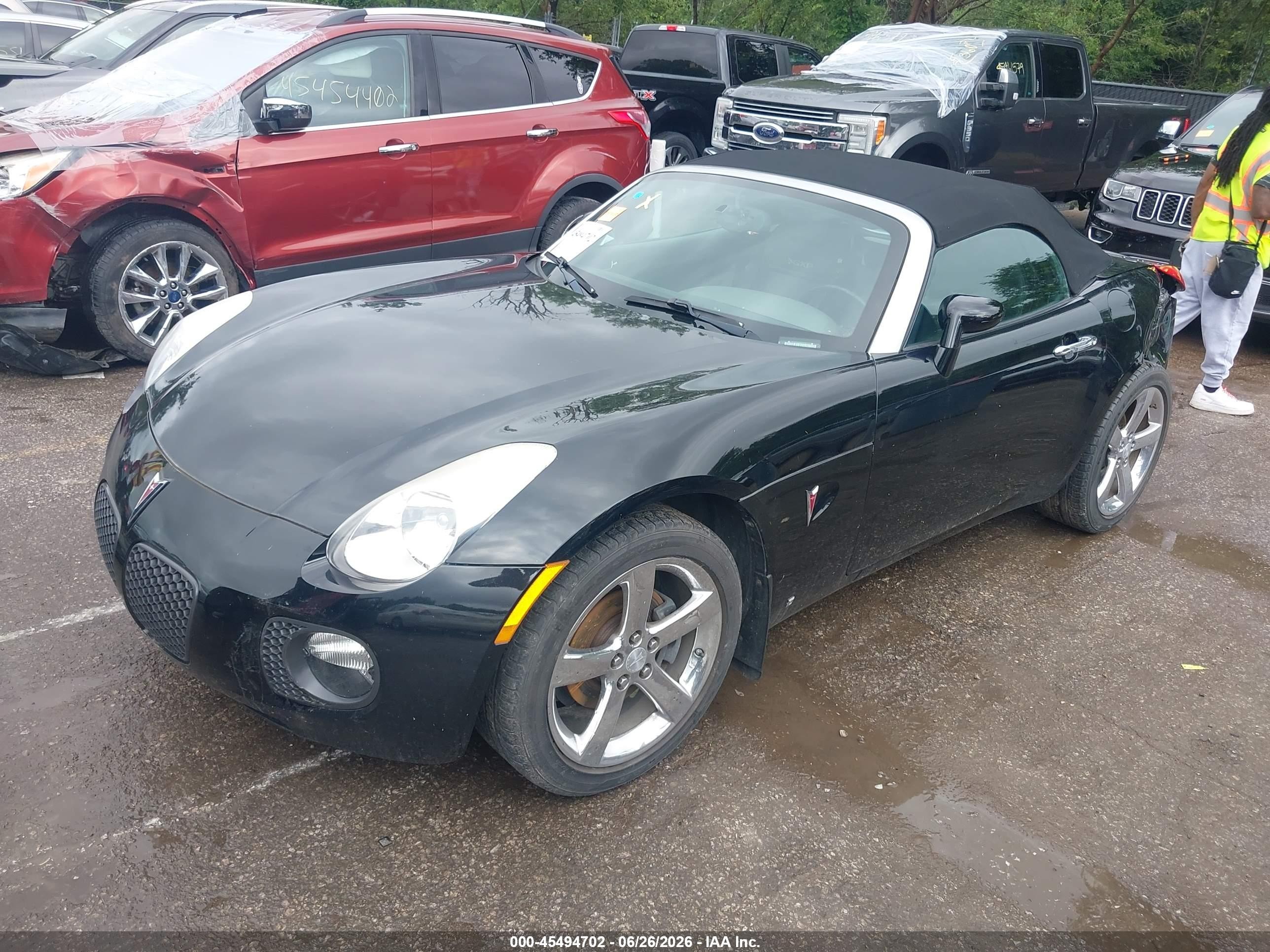 2008 Pontiac Solstice Gxp Черный vin: 1G2MG35X88Y105147