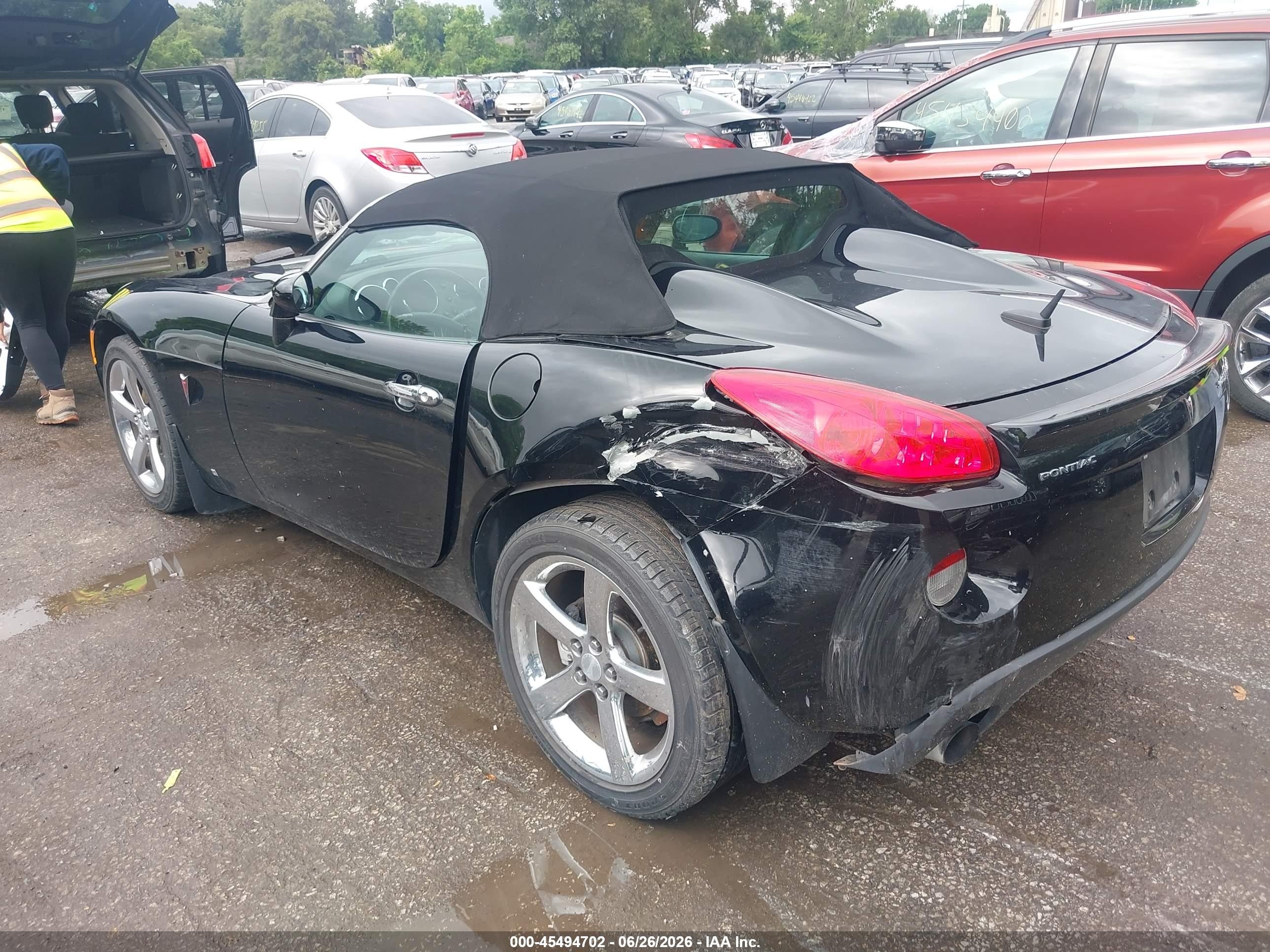 2008 Pontiac Solstice Gxp Черный vin: 1G2MG35X88Y105147