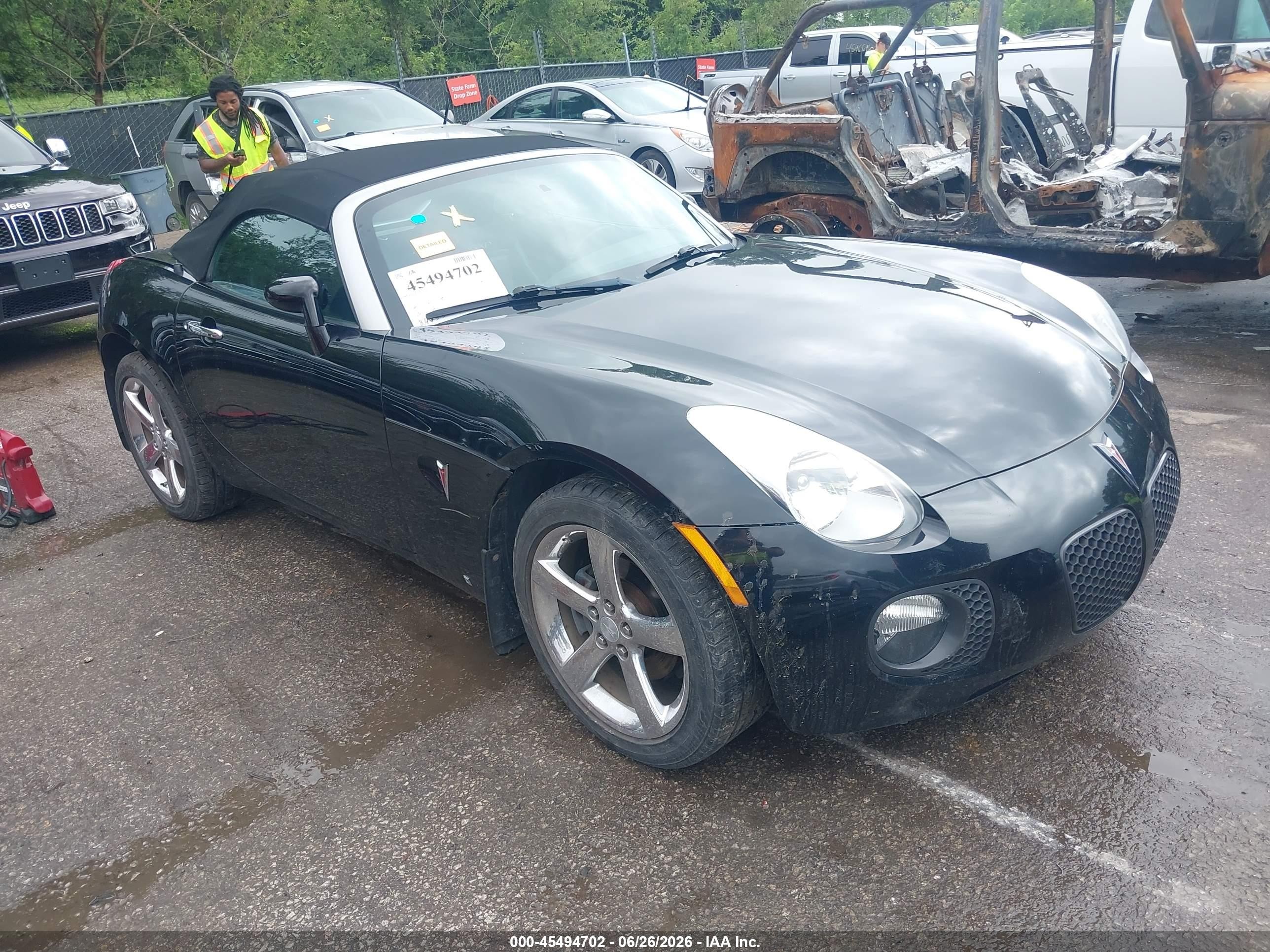 2008 Pontiac Solstice Gxp Черный vin: 1G2MG35X88Y105147