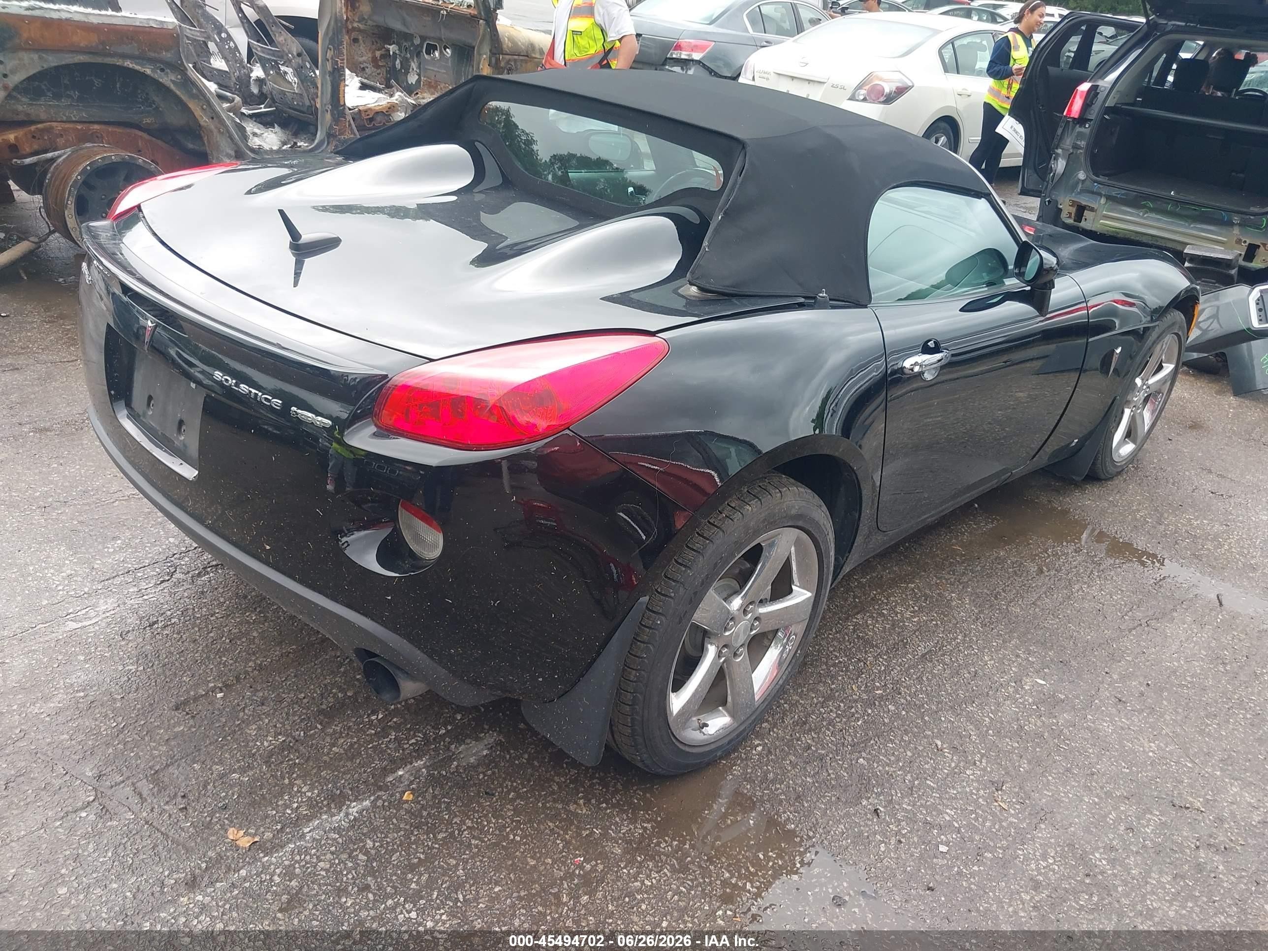 2008 Pontiac Solstice Gxp Черный vin: 1G2MG35X88Y105147