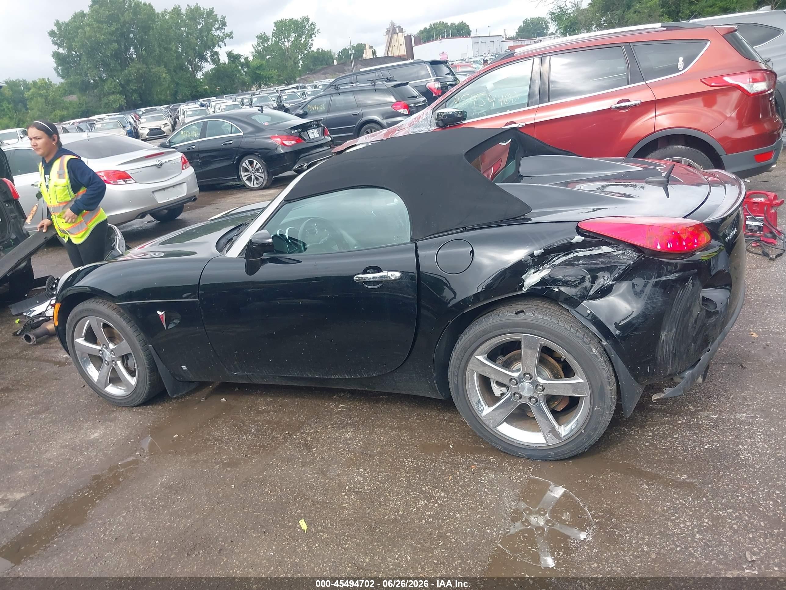 2008 Pontiac Solstice Gxp Черный vin: 1G2MG35X88Y105147