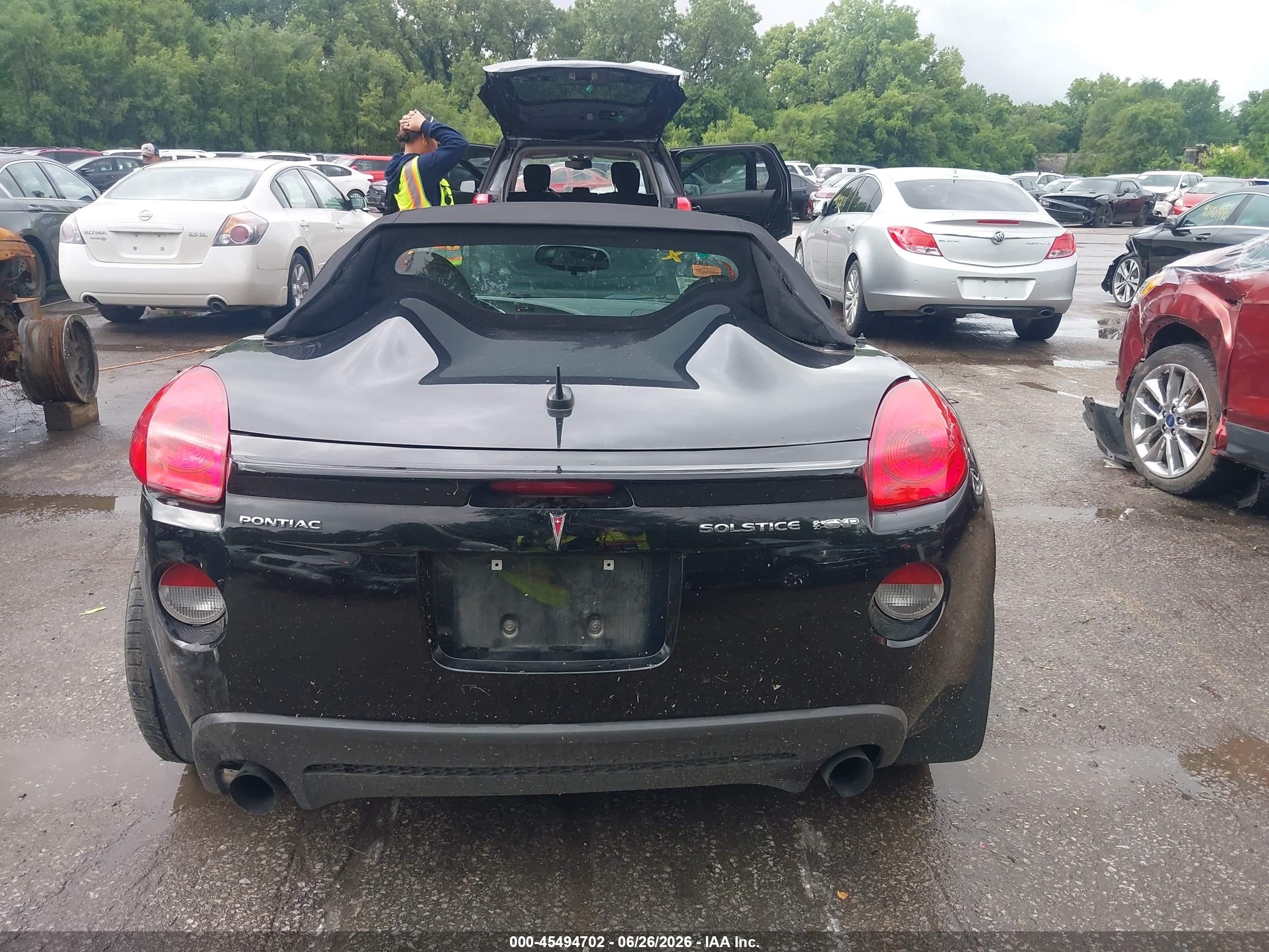 2008 Pontiac Solstice Gxp Черный vin: 1G2MG35X88Y105147