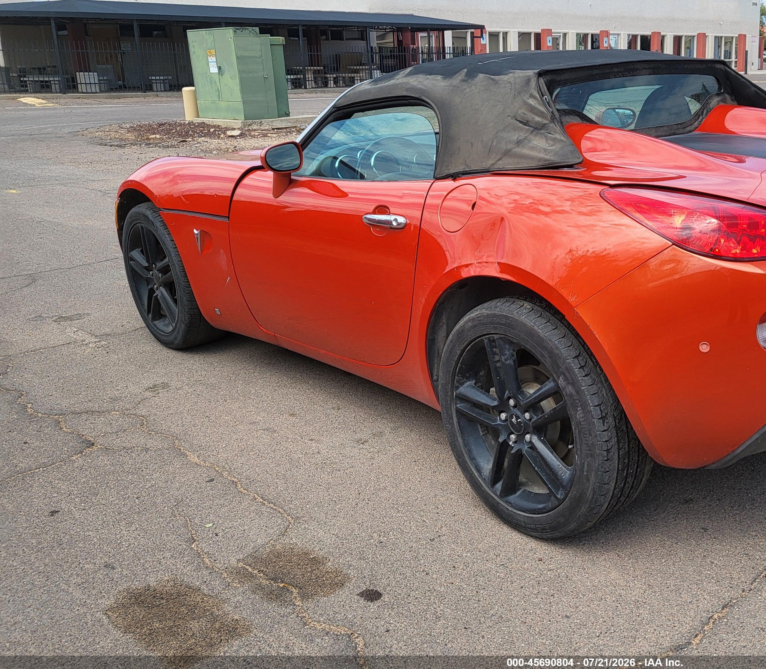2009 Pontiac Solstice Street Edition Red vin: 1G2MK35B29Y104368