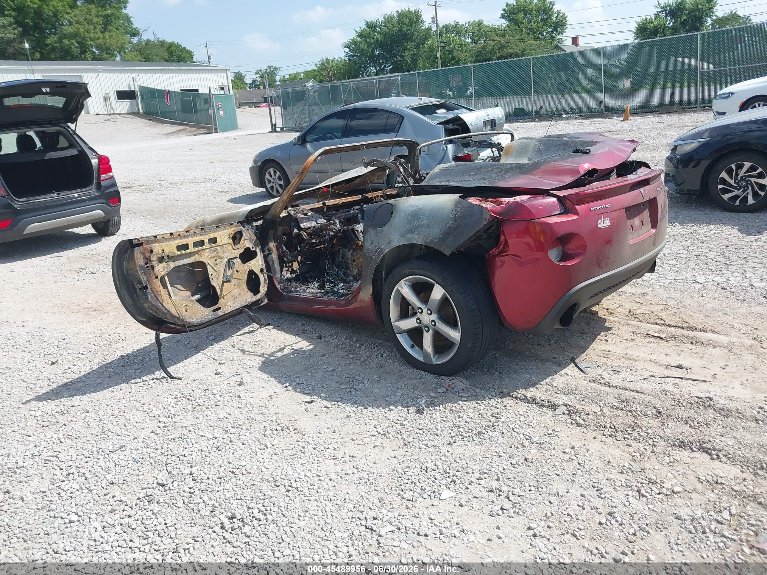 2009 Pontiac Solstice Gxp Red vin: 1G2MT35X59Y105622