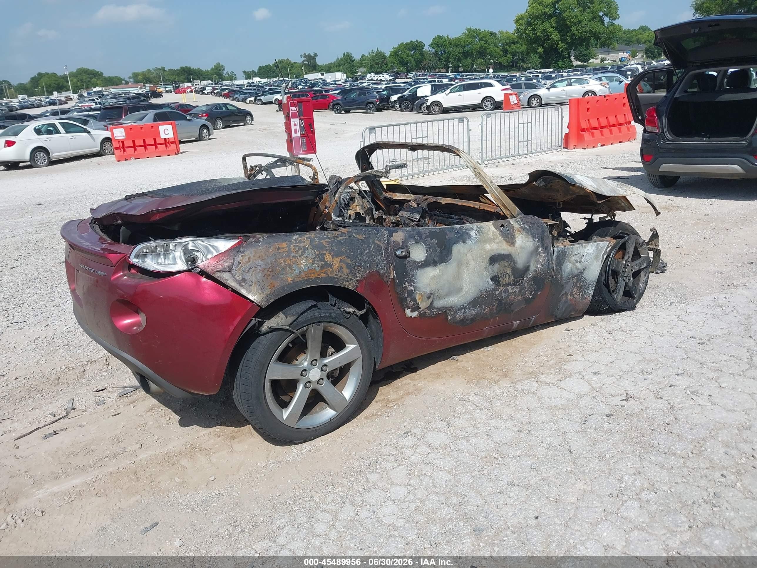 2009 Pontiac Solstice Gxp Red vin: 1G2MT35X59Y105622