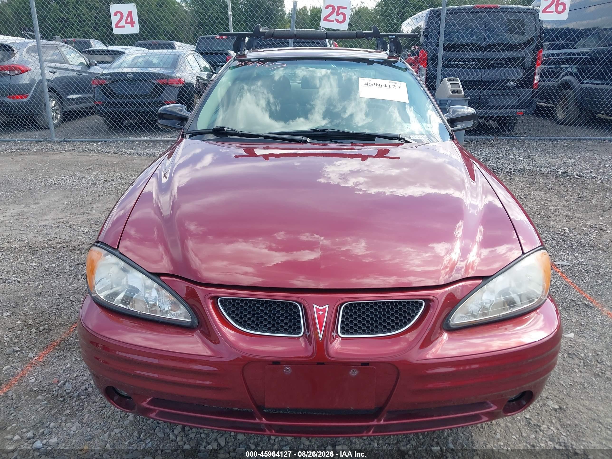 2000 Pontiac Grand Am Se Красный vin: 1G2NE12T1YM860552