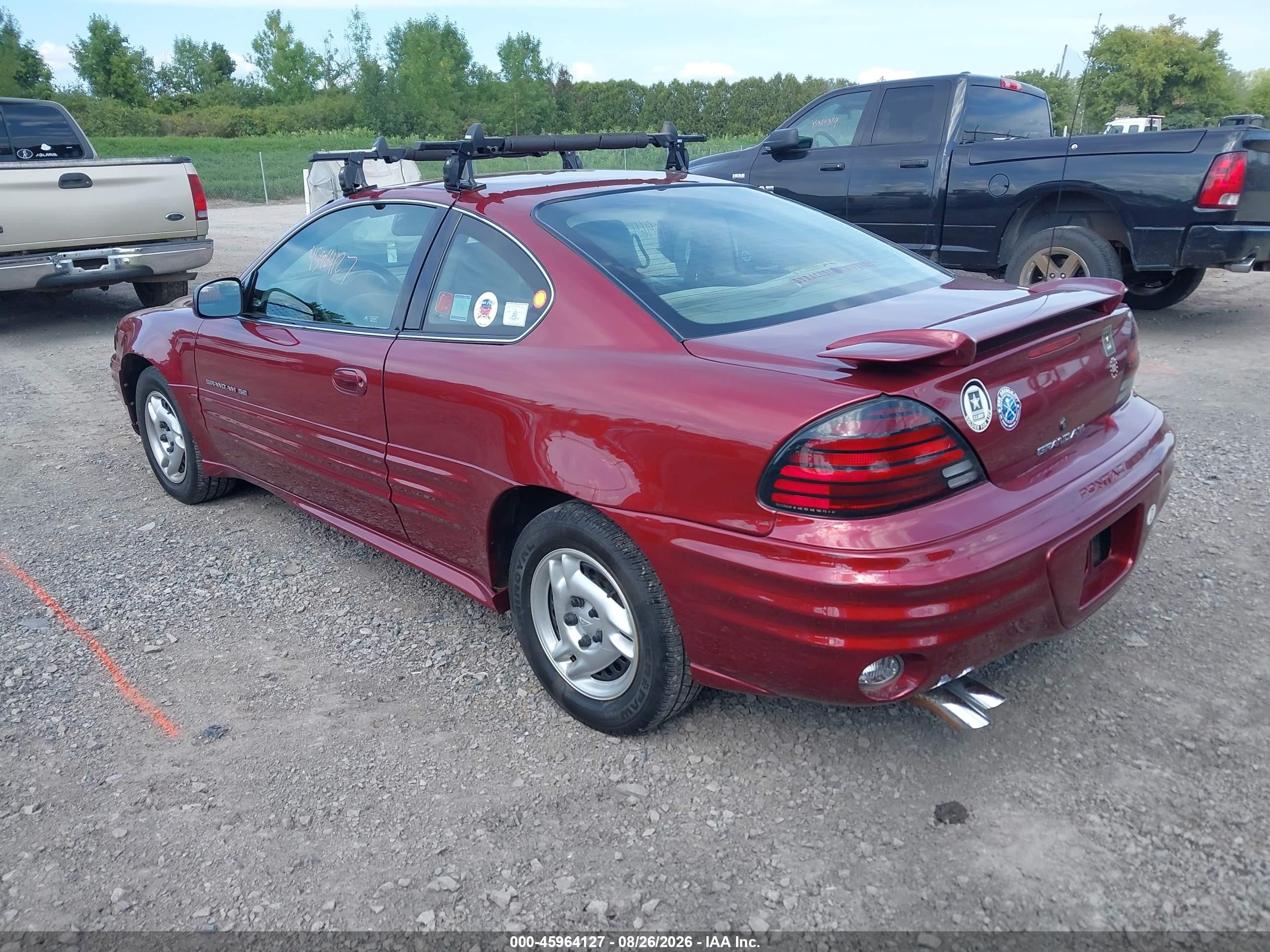 2000 Pontiac Grand Am Se Красный vin: 1G2NE12T1YM860552