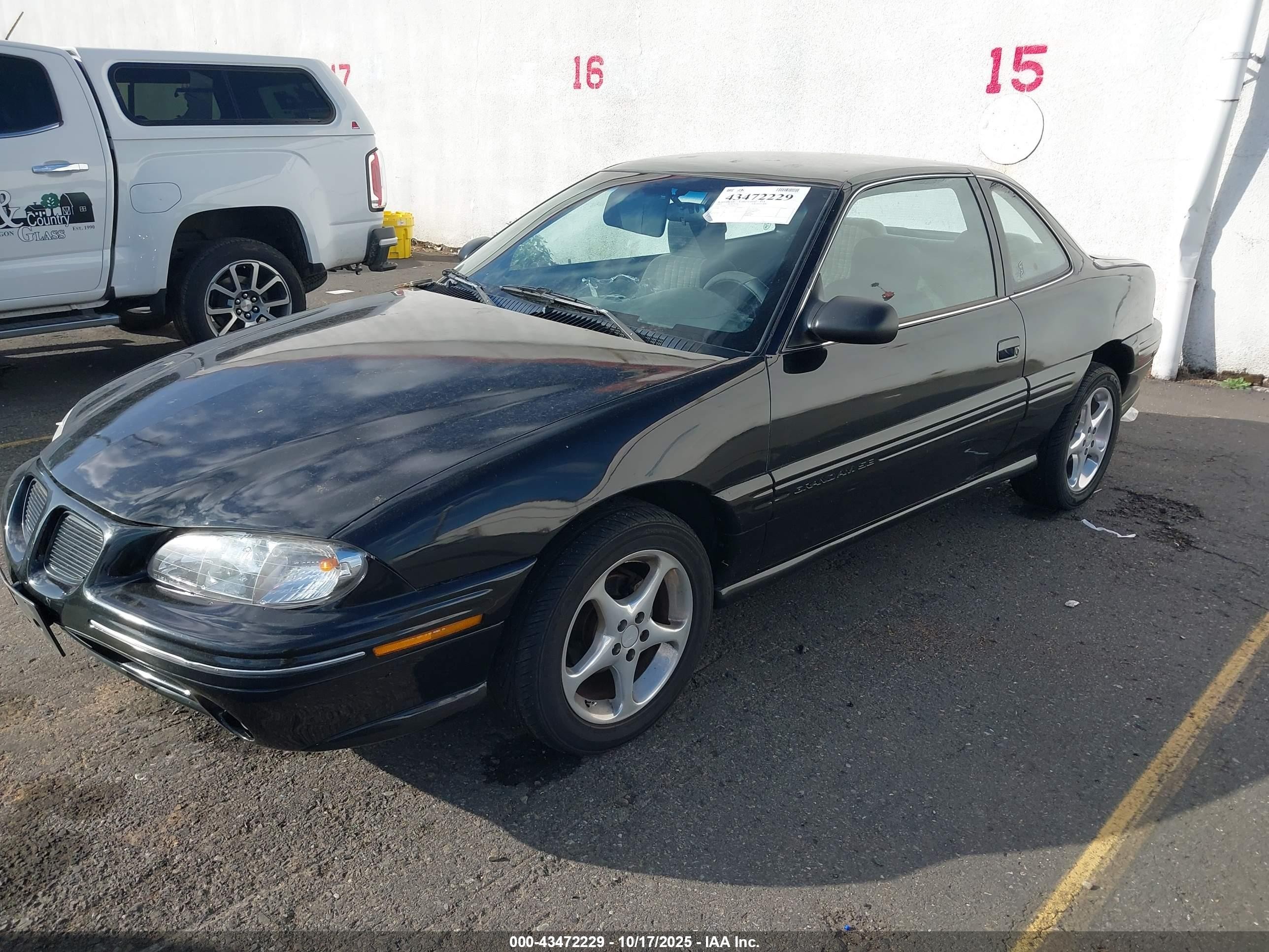 1997 Pontiac Grand Am Se Cmi Black vin: 1G2NE12T3VM521772