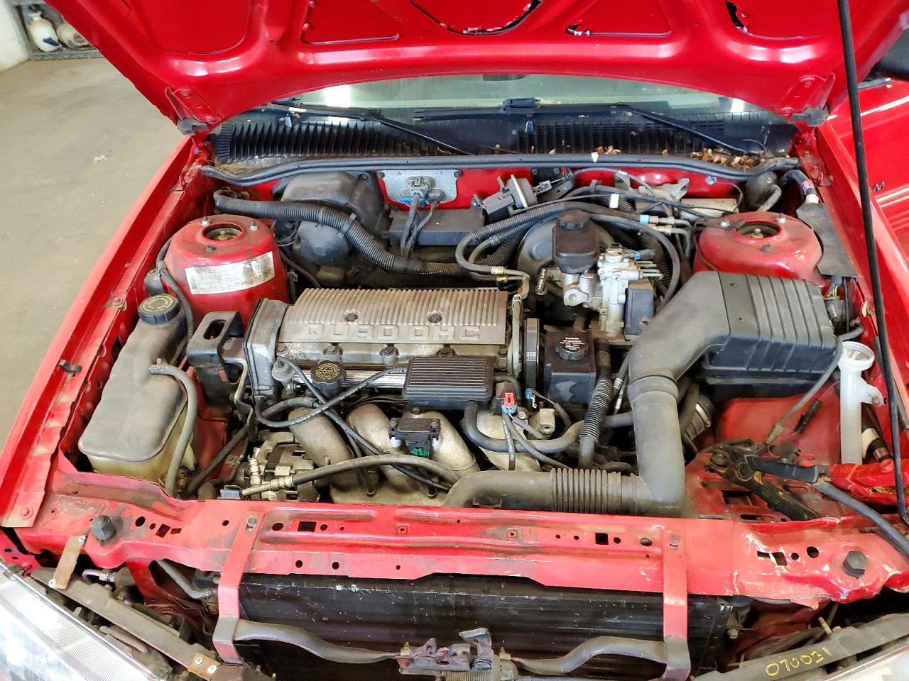 1993 Pontiac Grand Am Se Red vin: 1G2NE1430PM598079