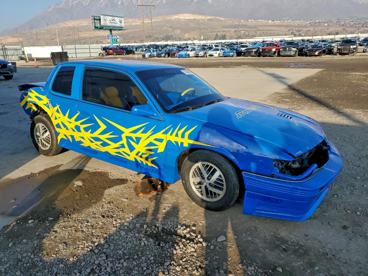 1990 Pontiac Grand Am Le Blue vin: 1G2NE14U2LC251930