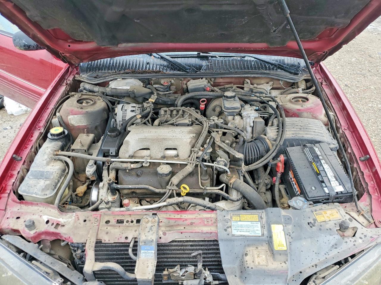 1995 Pontiac Grand Am Se Red vin: 1G2NE15M1SM594624