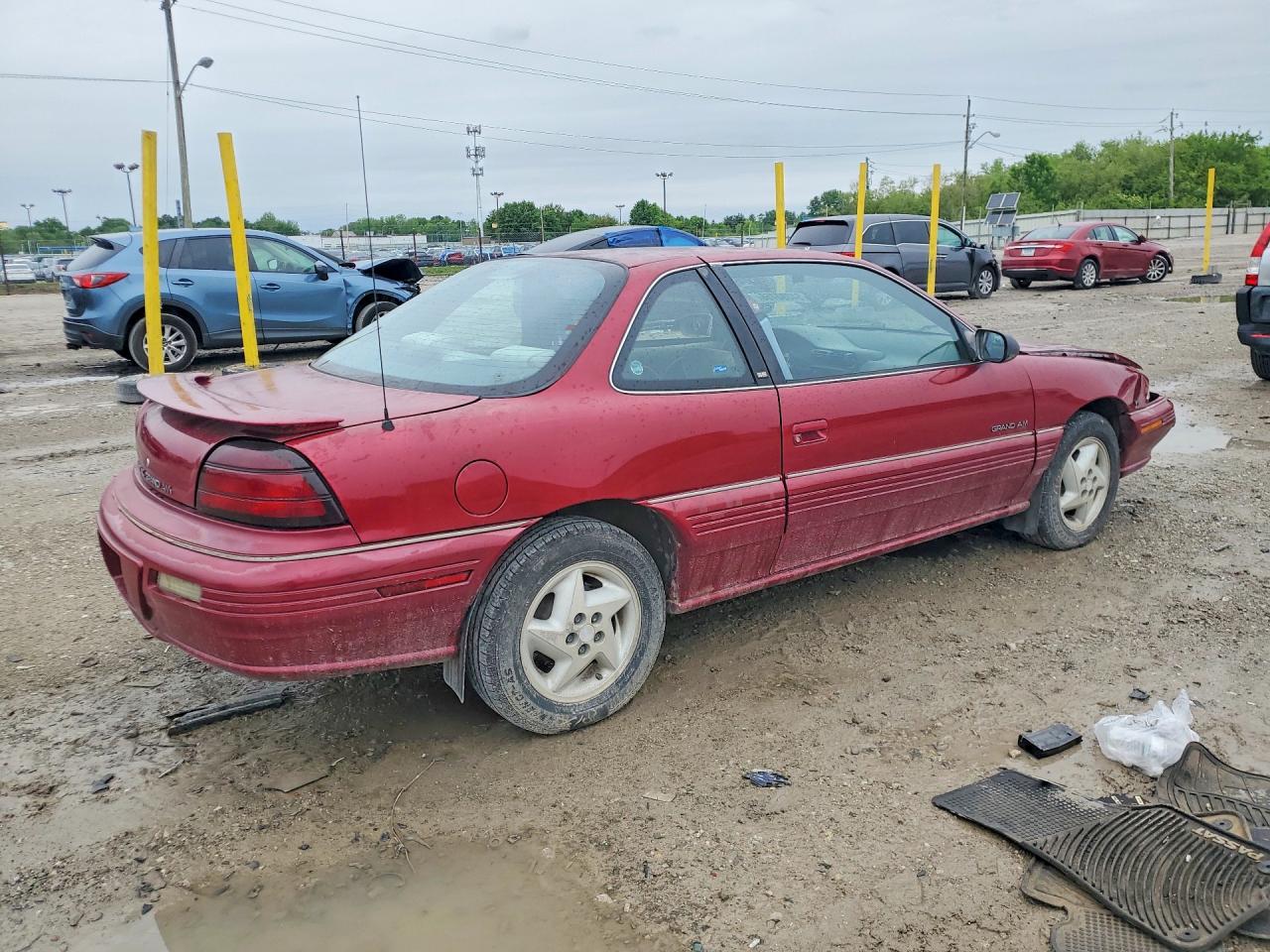 1995 Pontiac Grand Am Se Red vin: 1G2NE15M1SM594624