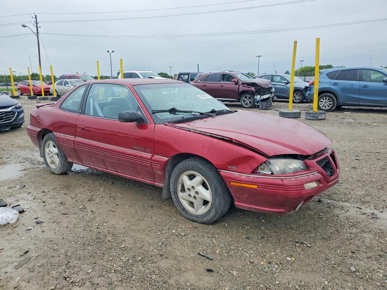 1995 Pontiac Grand Am Se Red vin: 1G2NE15M1SM594624