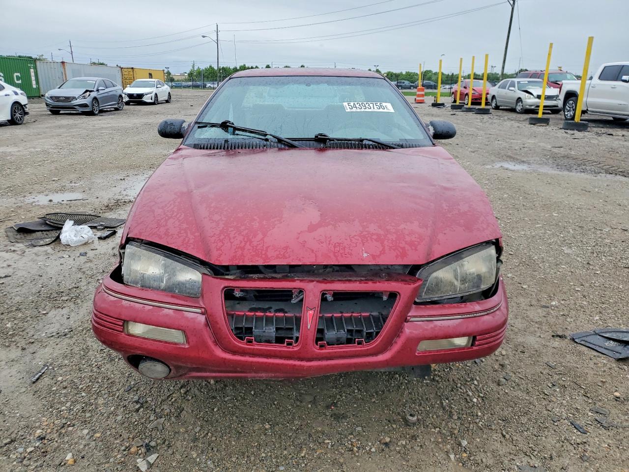 1995 Pontiac Grand Am Se Red vin: 1G2NE15M1SM594624
