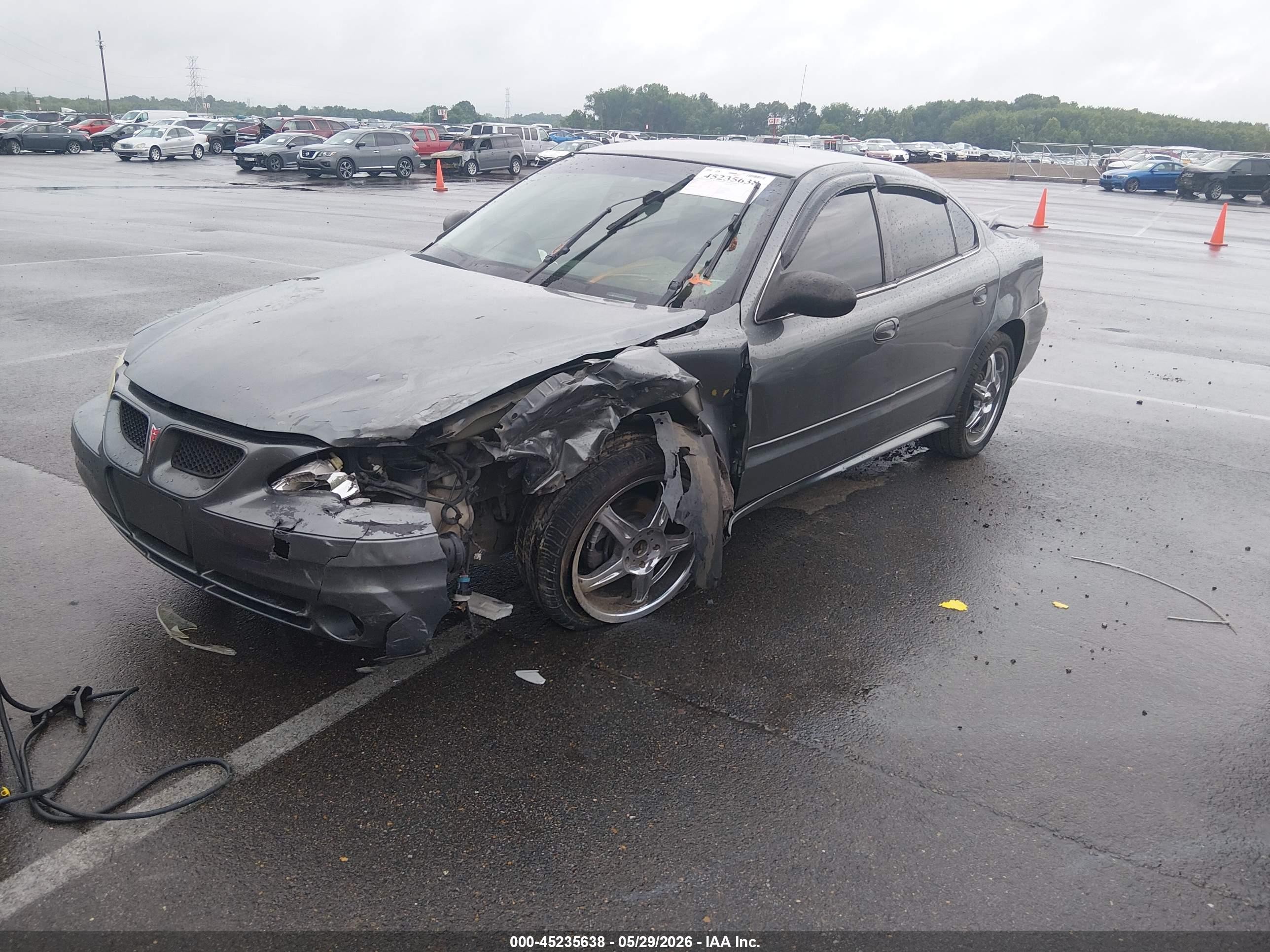 2005 Pontiac Grand Am Se Gray vin: 1G2NE52E15M219339
