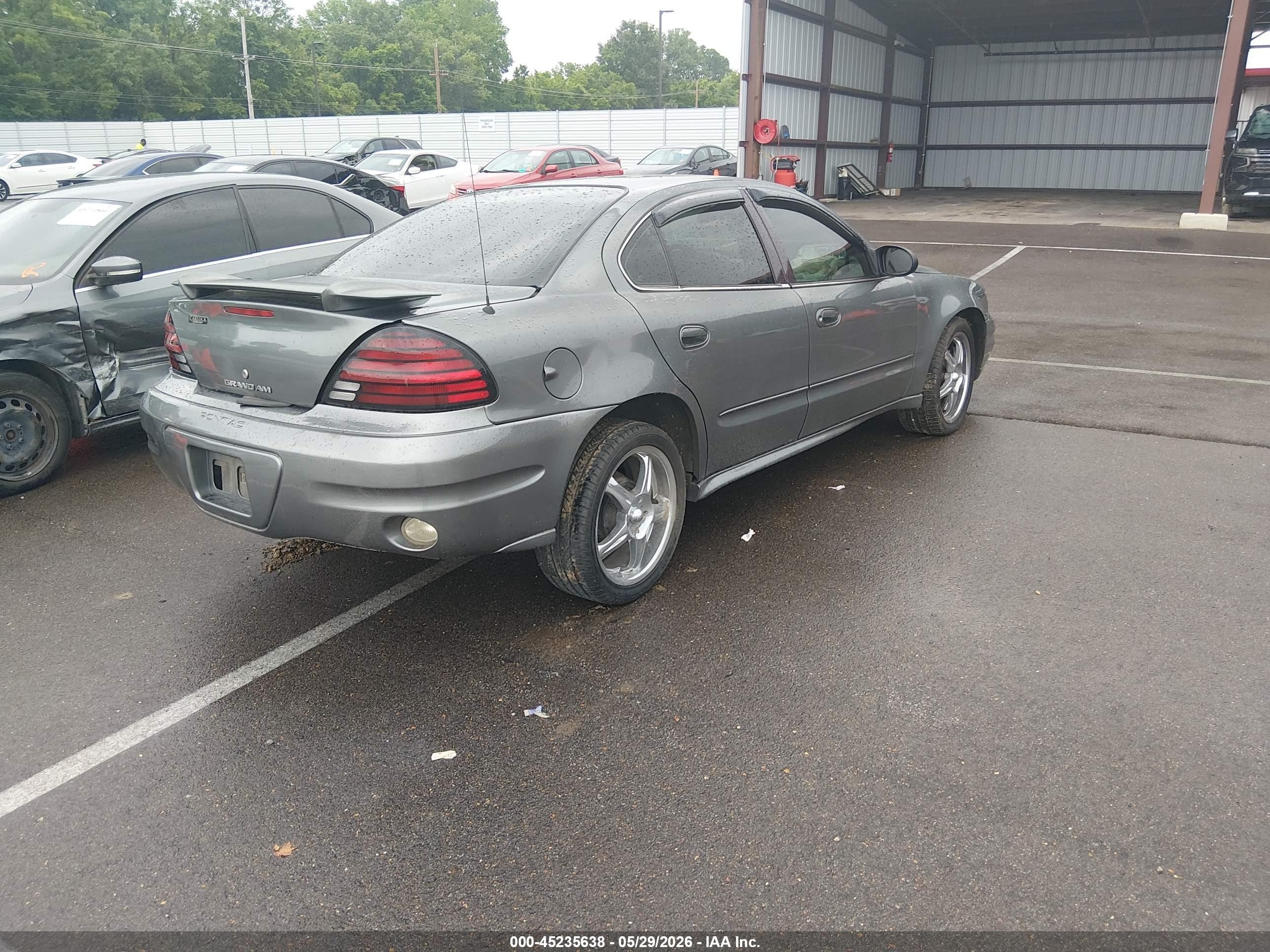 2005 Pontiac Grand Am Se Gray vin: 1G2NE52E15M219339